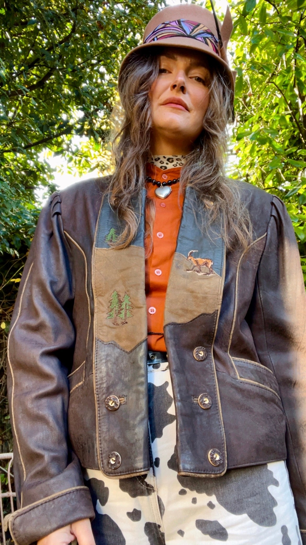 Leather Folklore Jacket