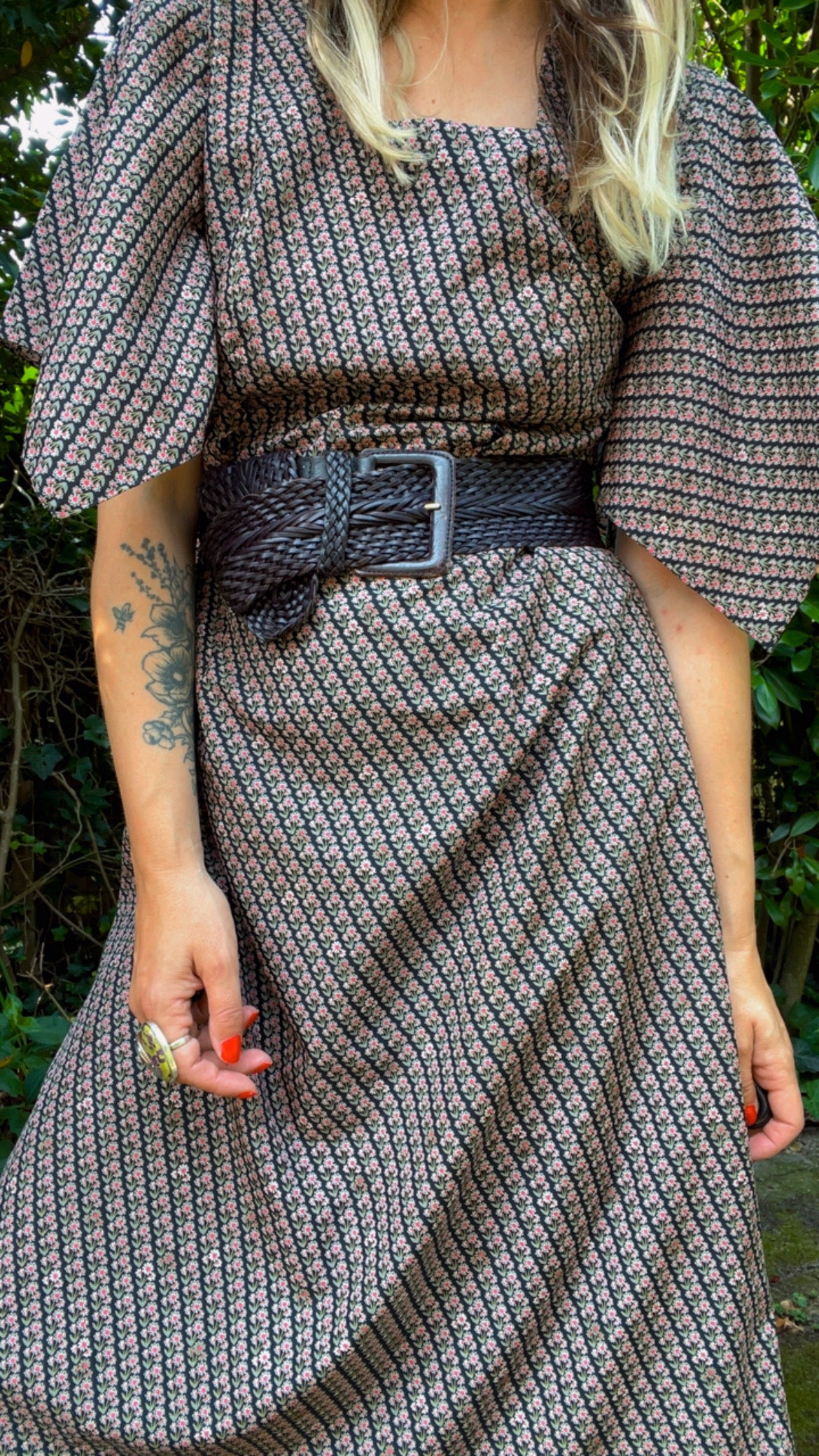 70s Flower Dress