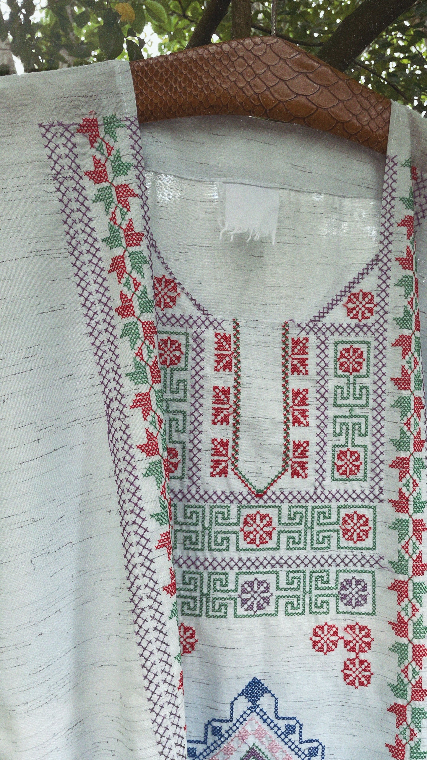 70s Embroidered Kaftan
