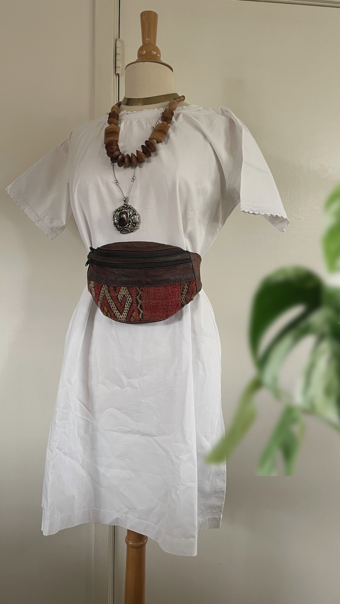 Wood Beaded Necklace