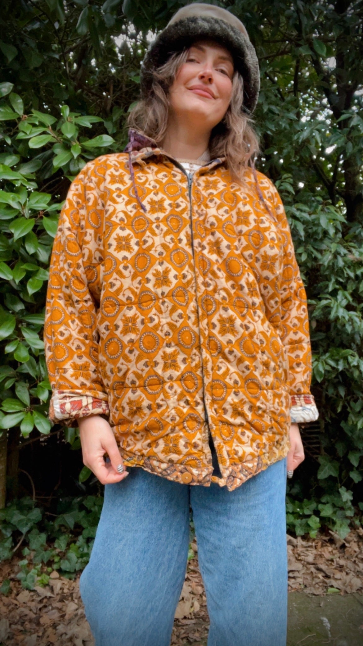 Reversible Batik Jacket