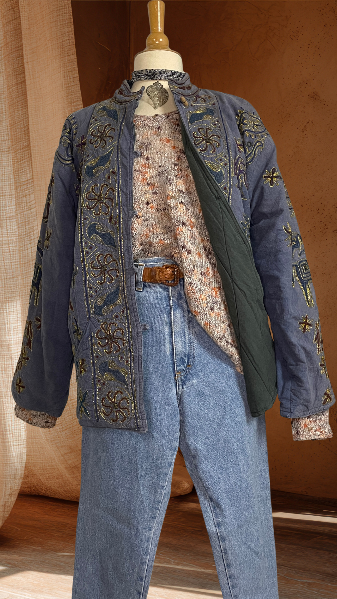 Padded Kantha Jacket
