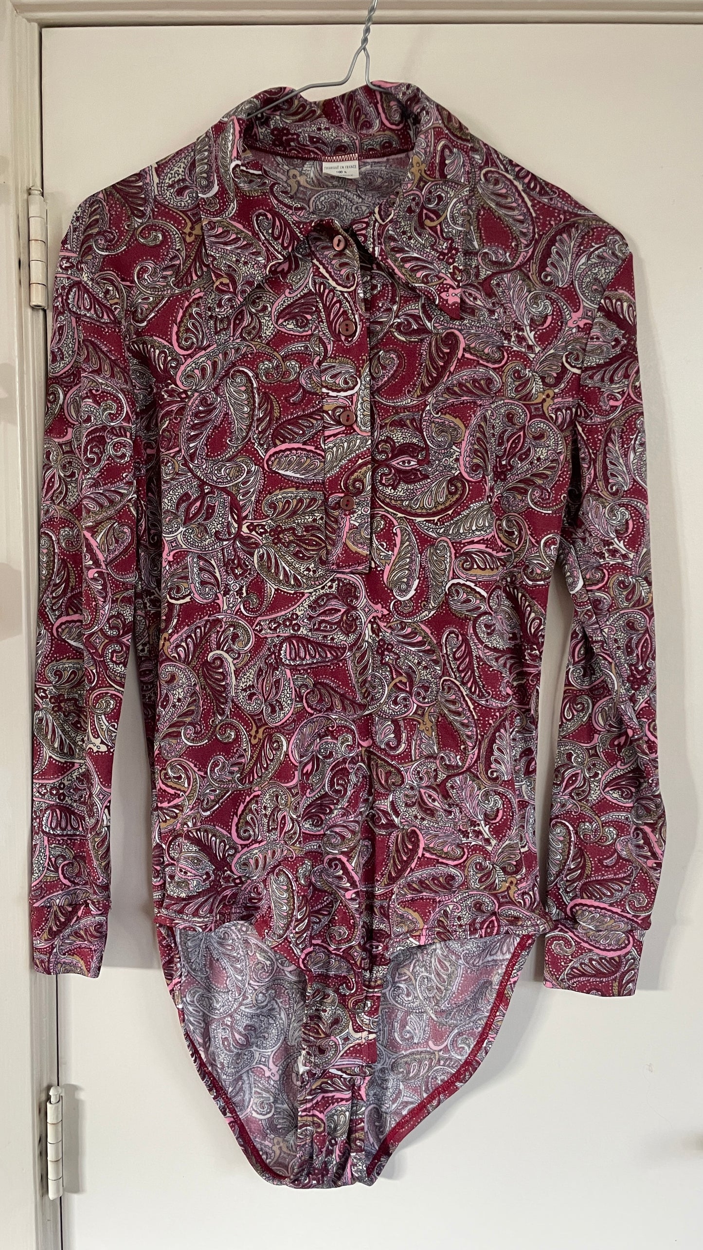 70s Paisley Bodystocking