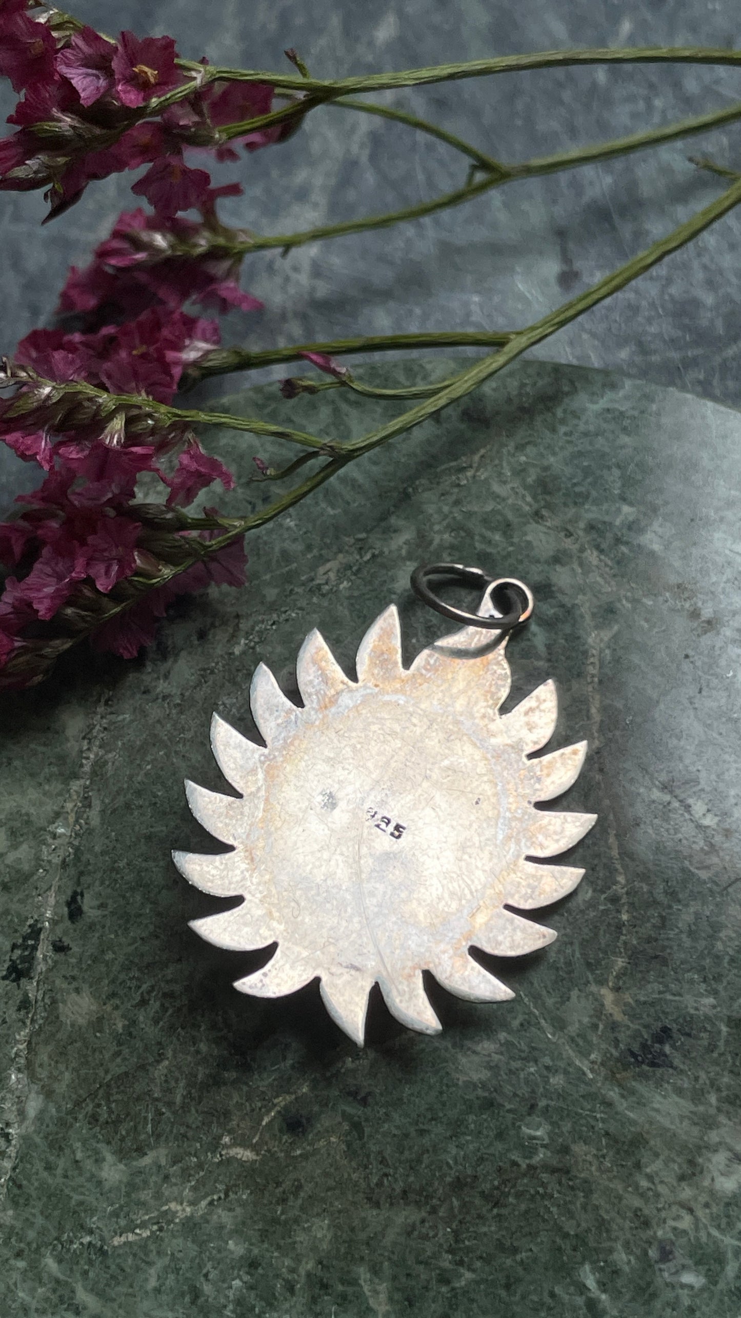 Sun Necklace Pendant