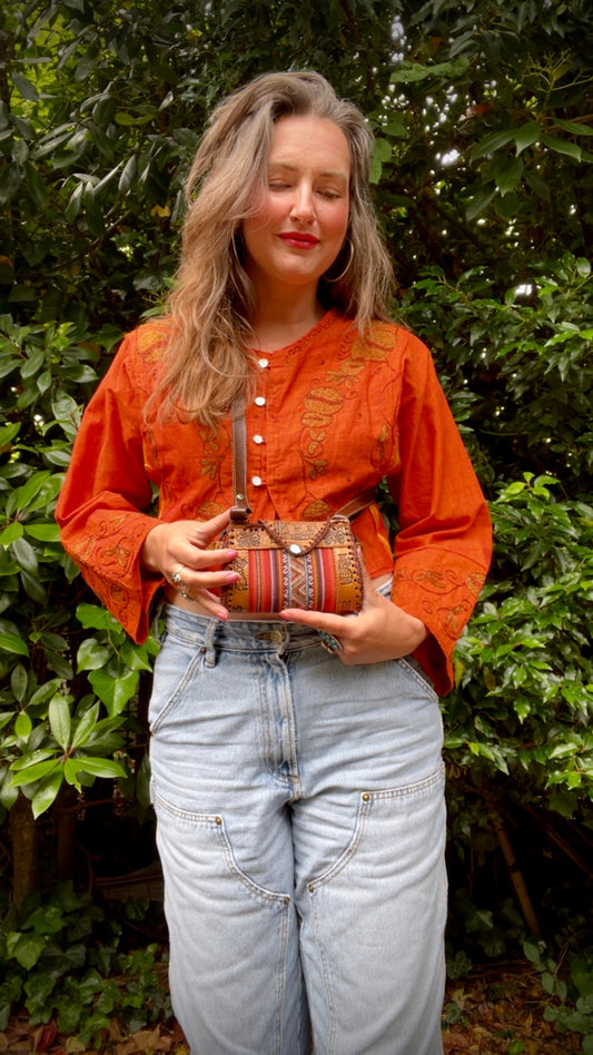 Tooled Leather Purse