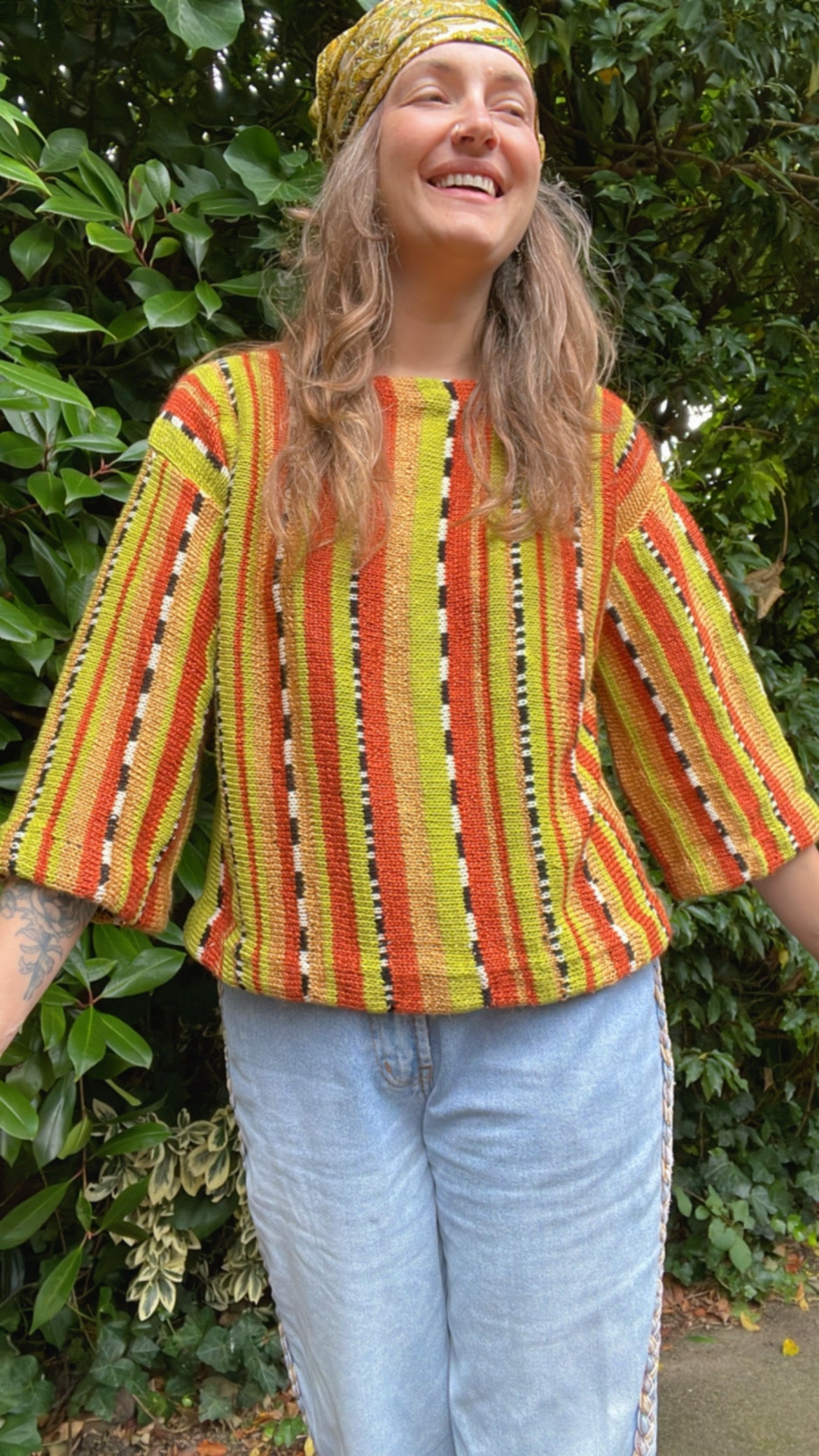 Graphic Knitted Jumper