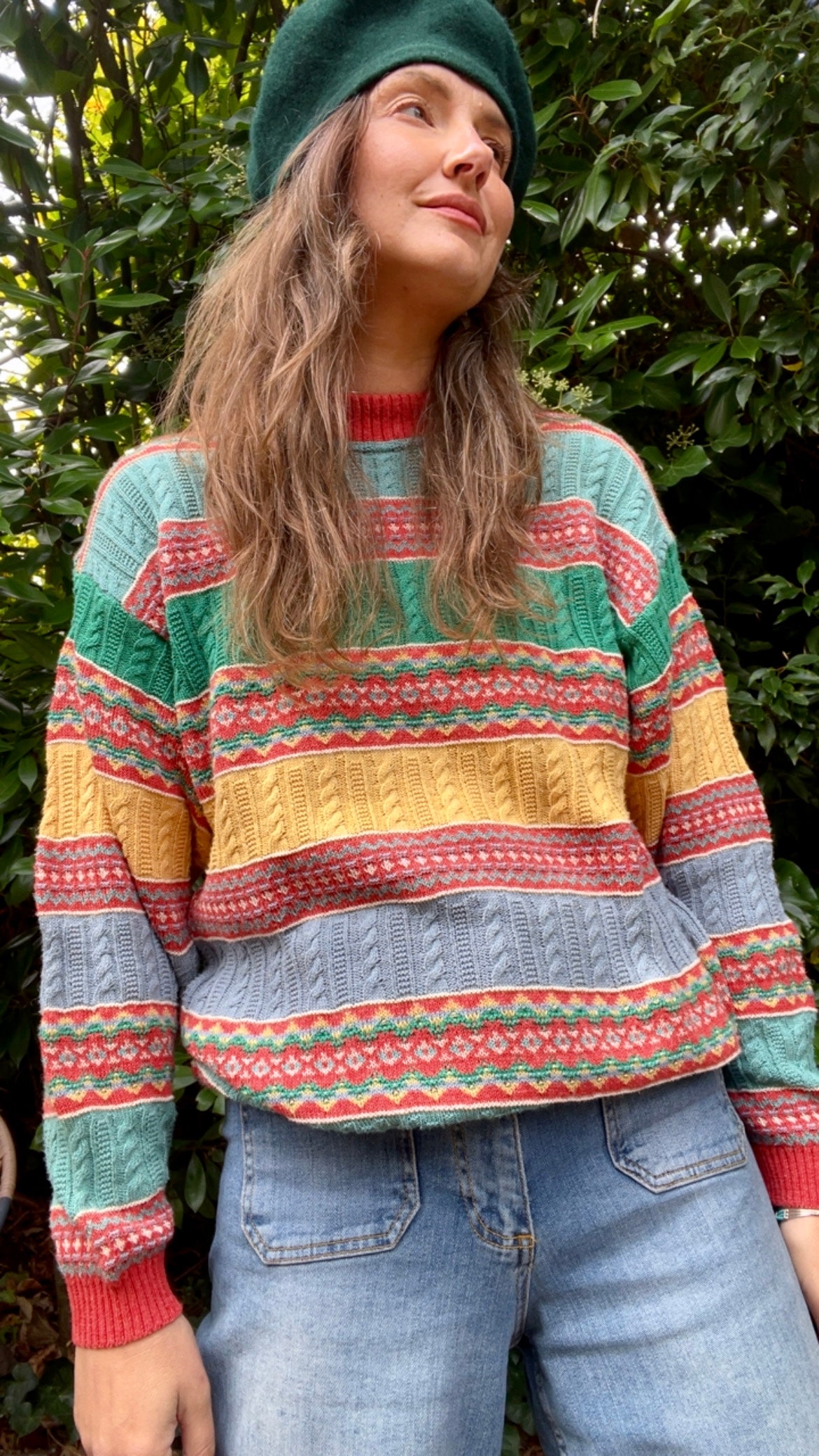 Colorful Pattern Jumper