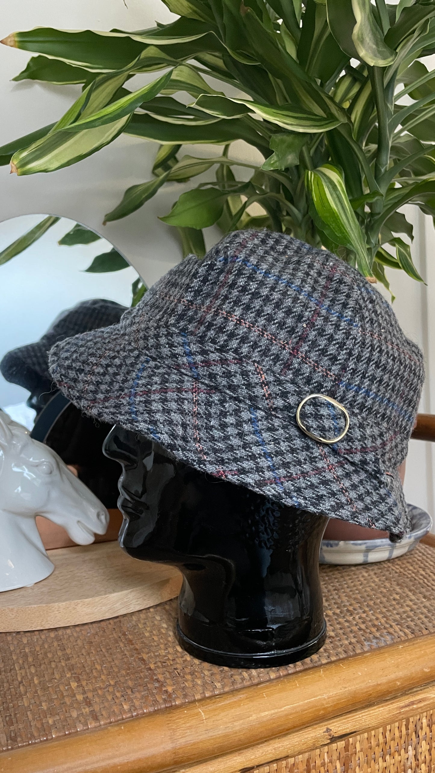 Checkered Bucket Hat