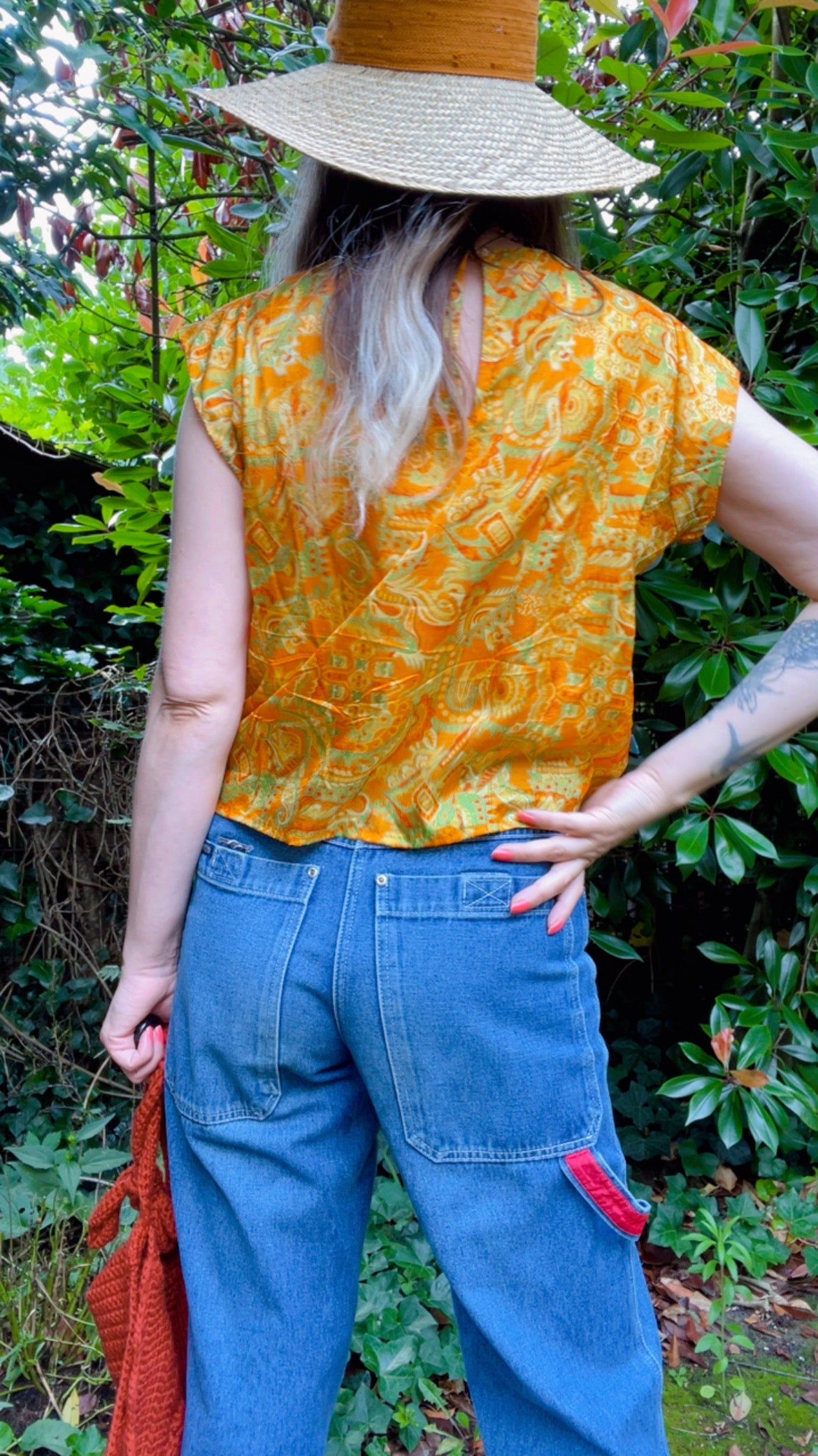 Silk Printed Top