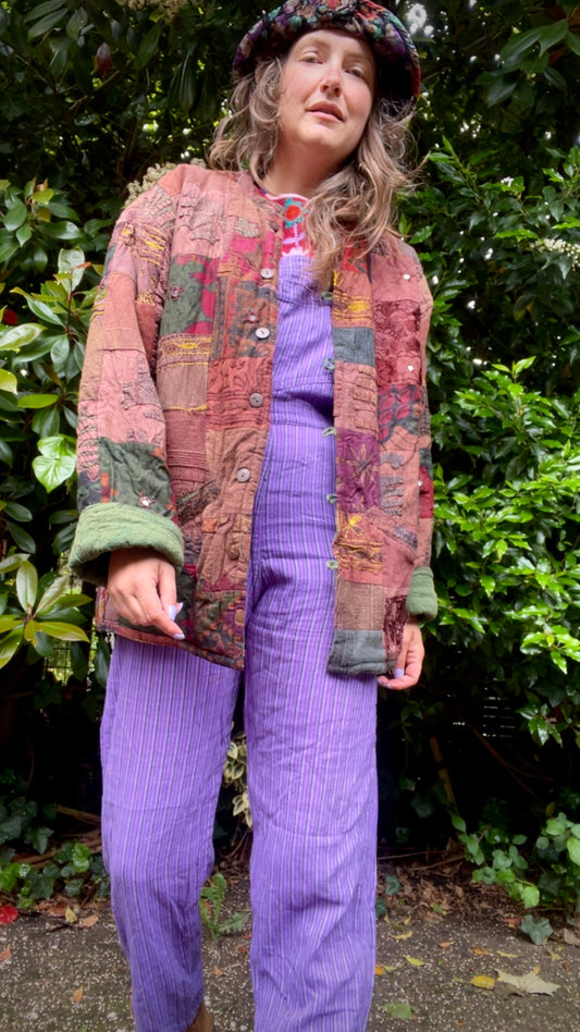 Patchwork Kantha Jacket