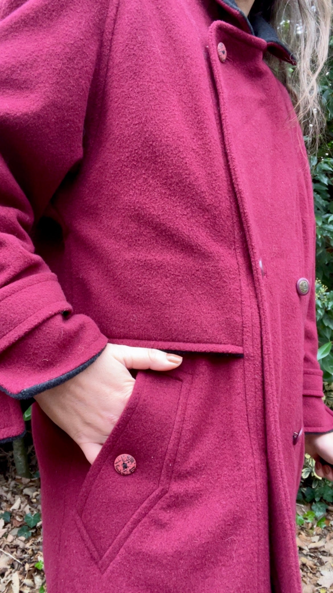 Mid-length Wool Coat