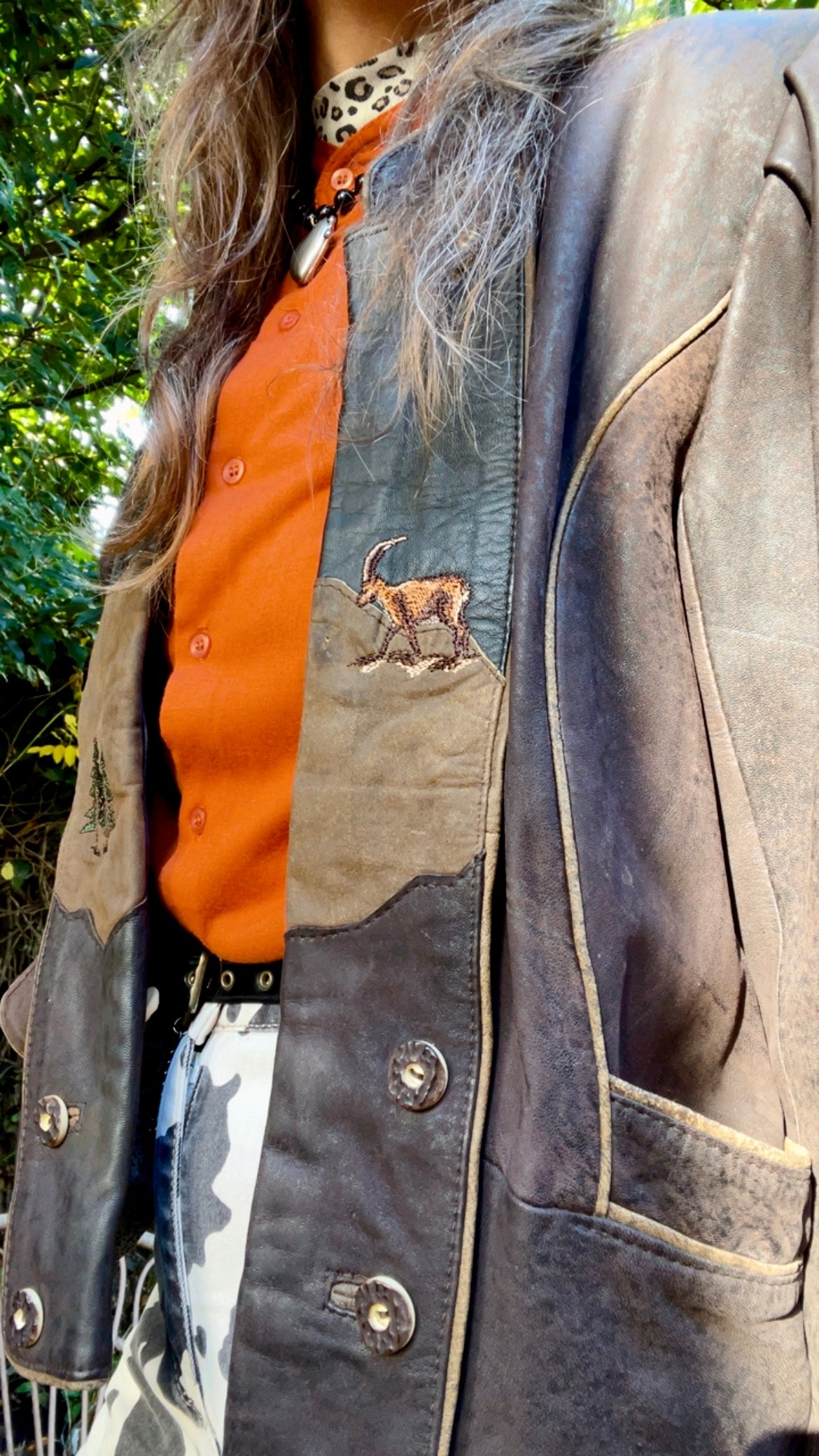 Leather Folklore Jacket