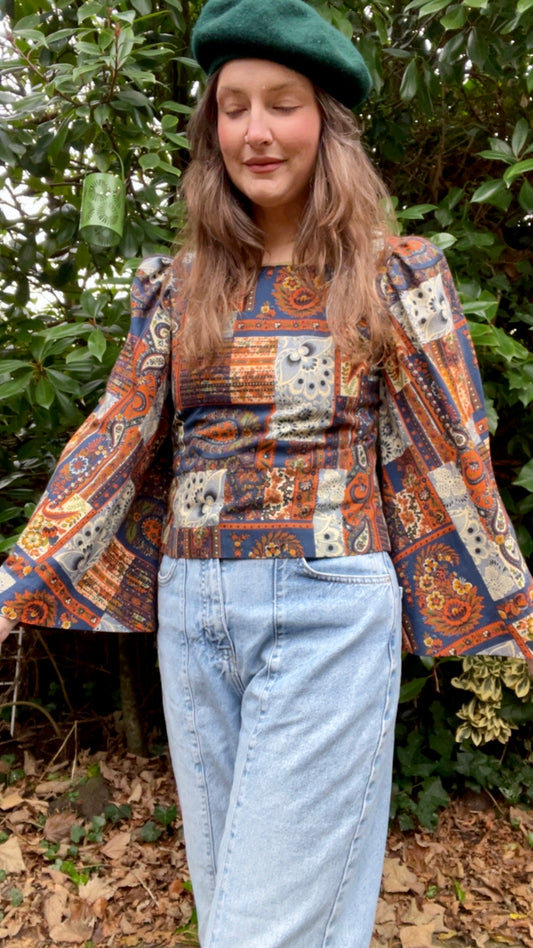 70s Patchwork Top
