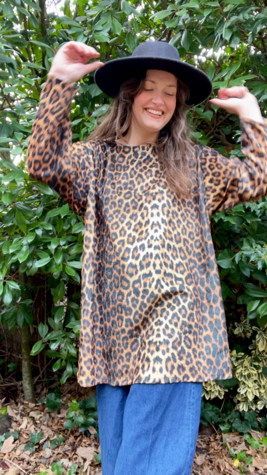 Velvet Leopard Tunic