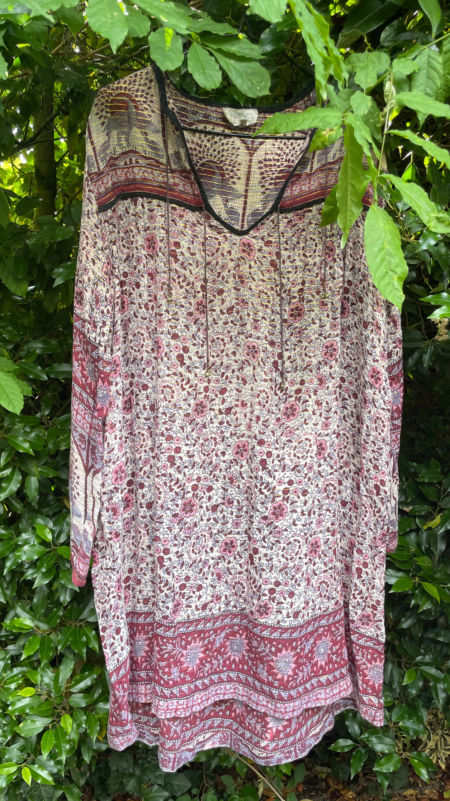 Cotton Gauze Mini Dress
