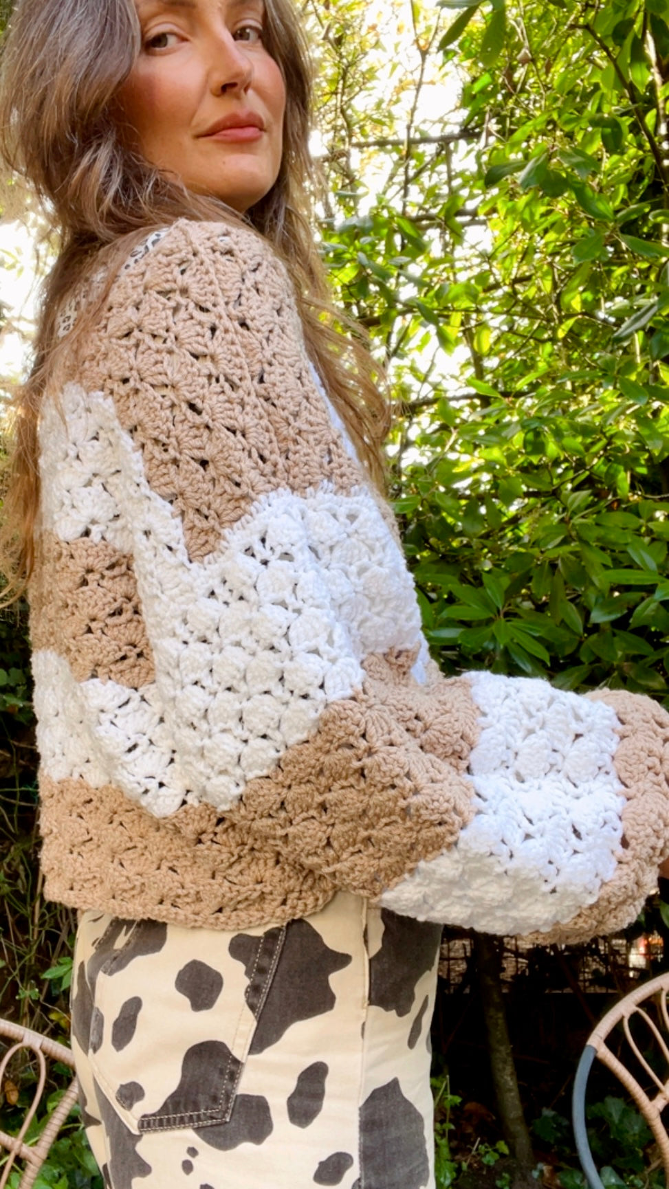 Cropped Crochet Jumper