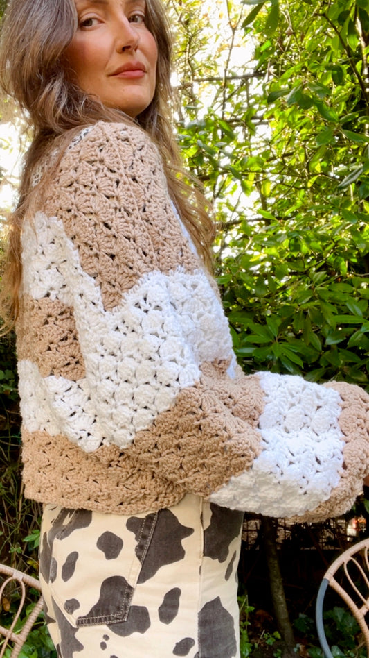 Cropped Crochet Jumper