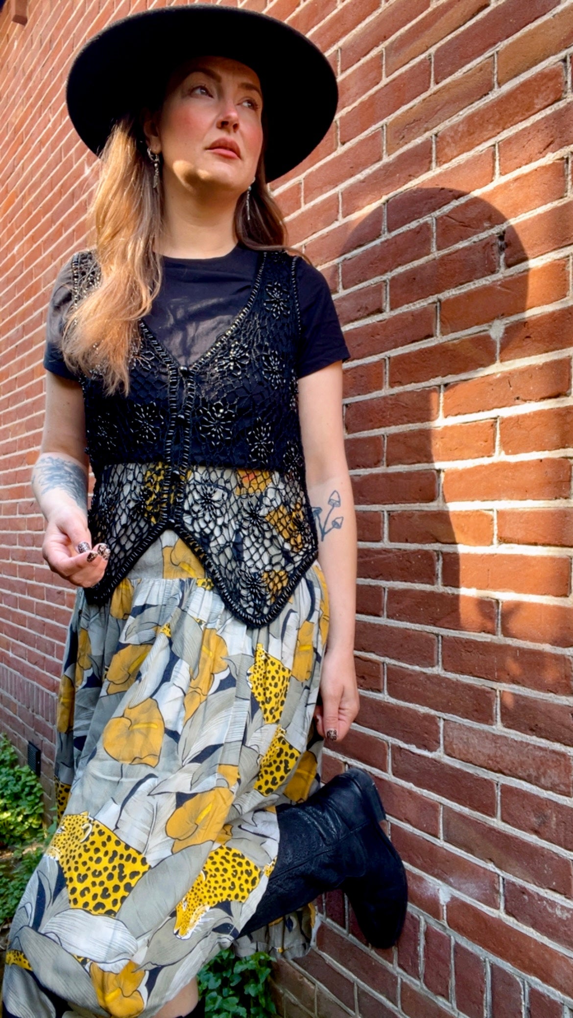 Jaguar Midi Skirt