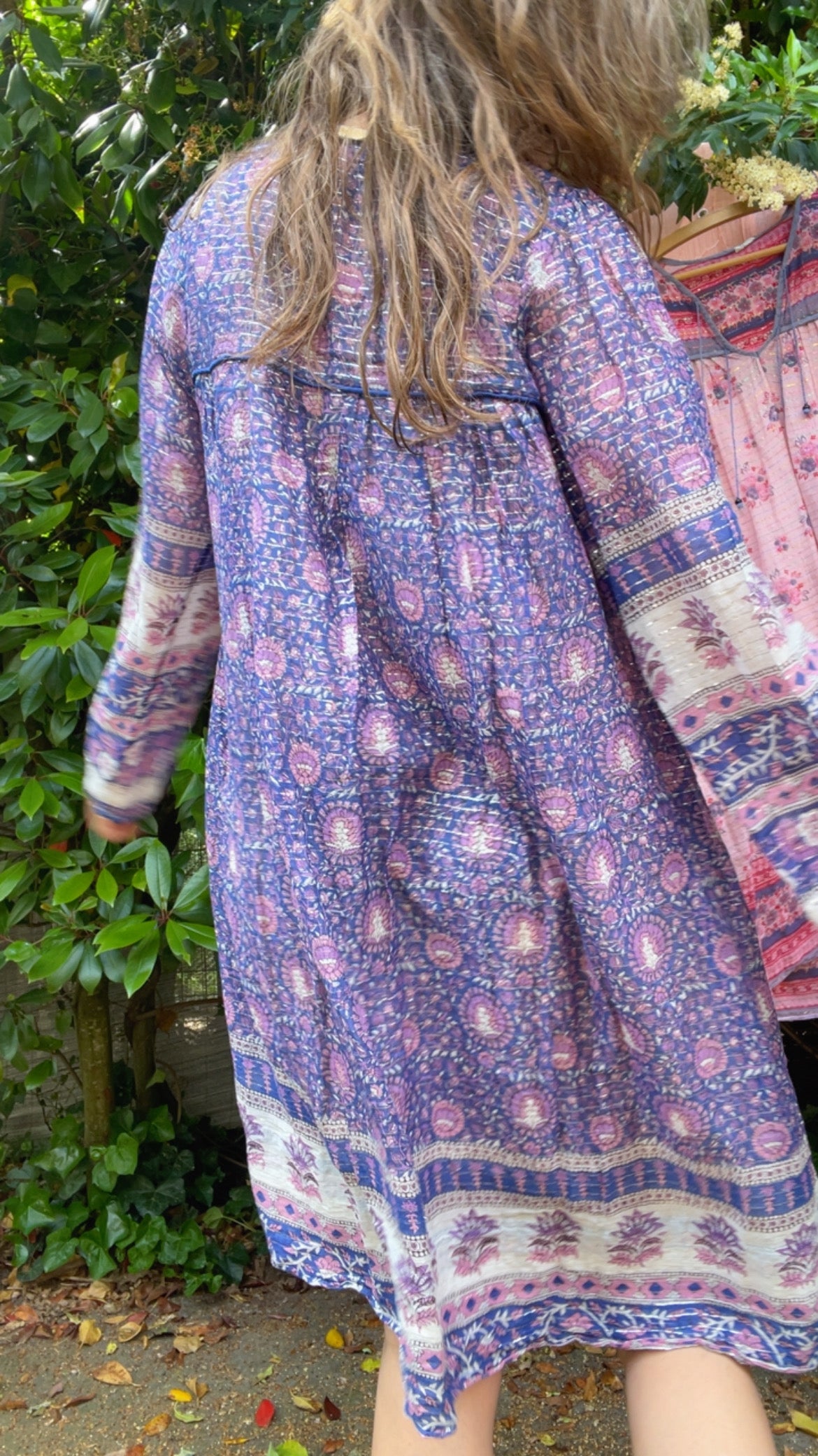 Gauze & Lurex Dress