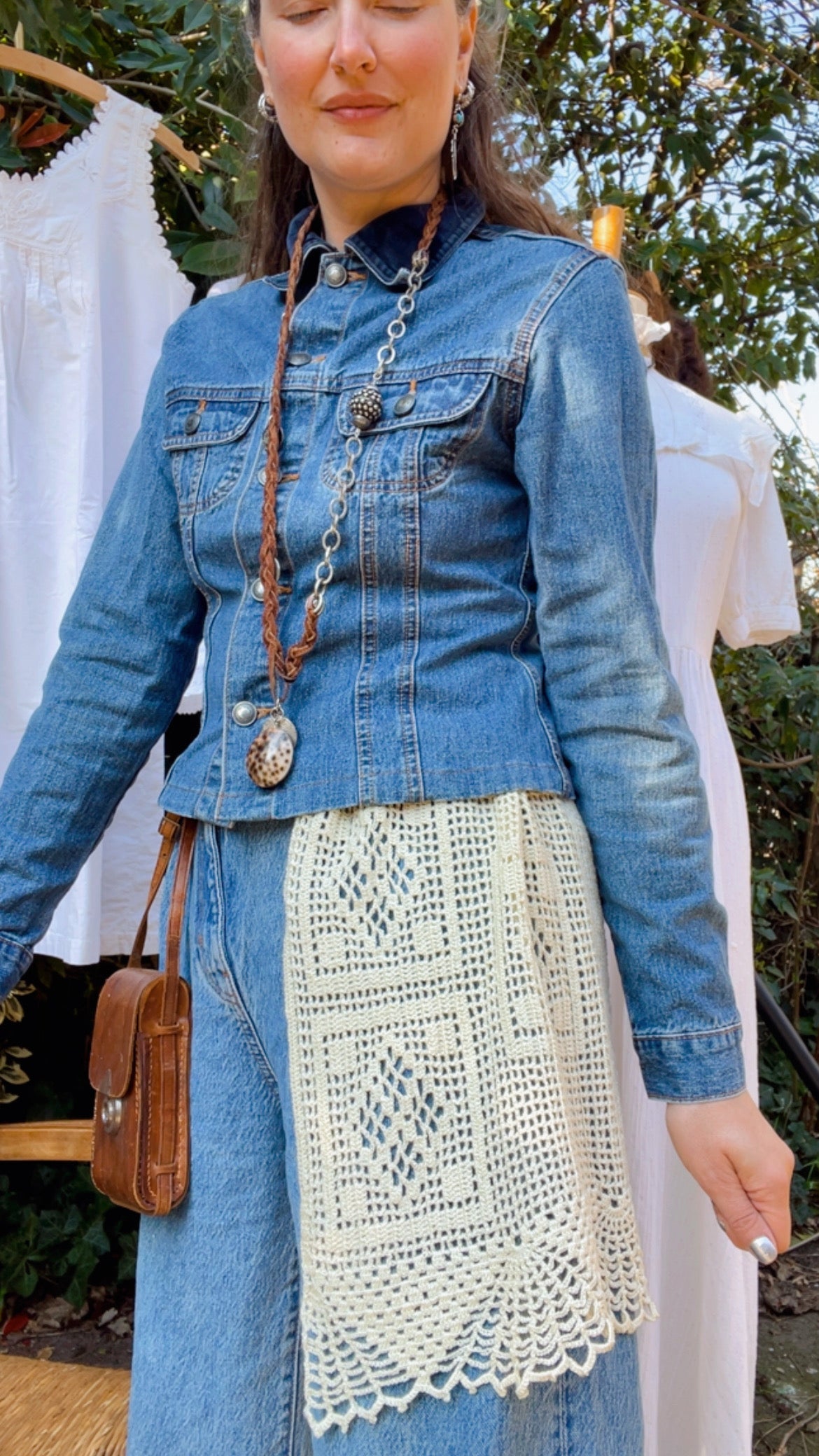 Leather & Metal Necklace