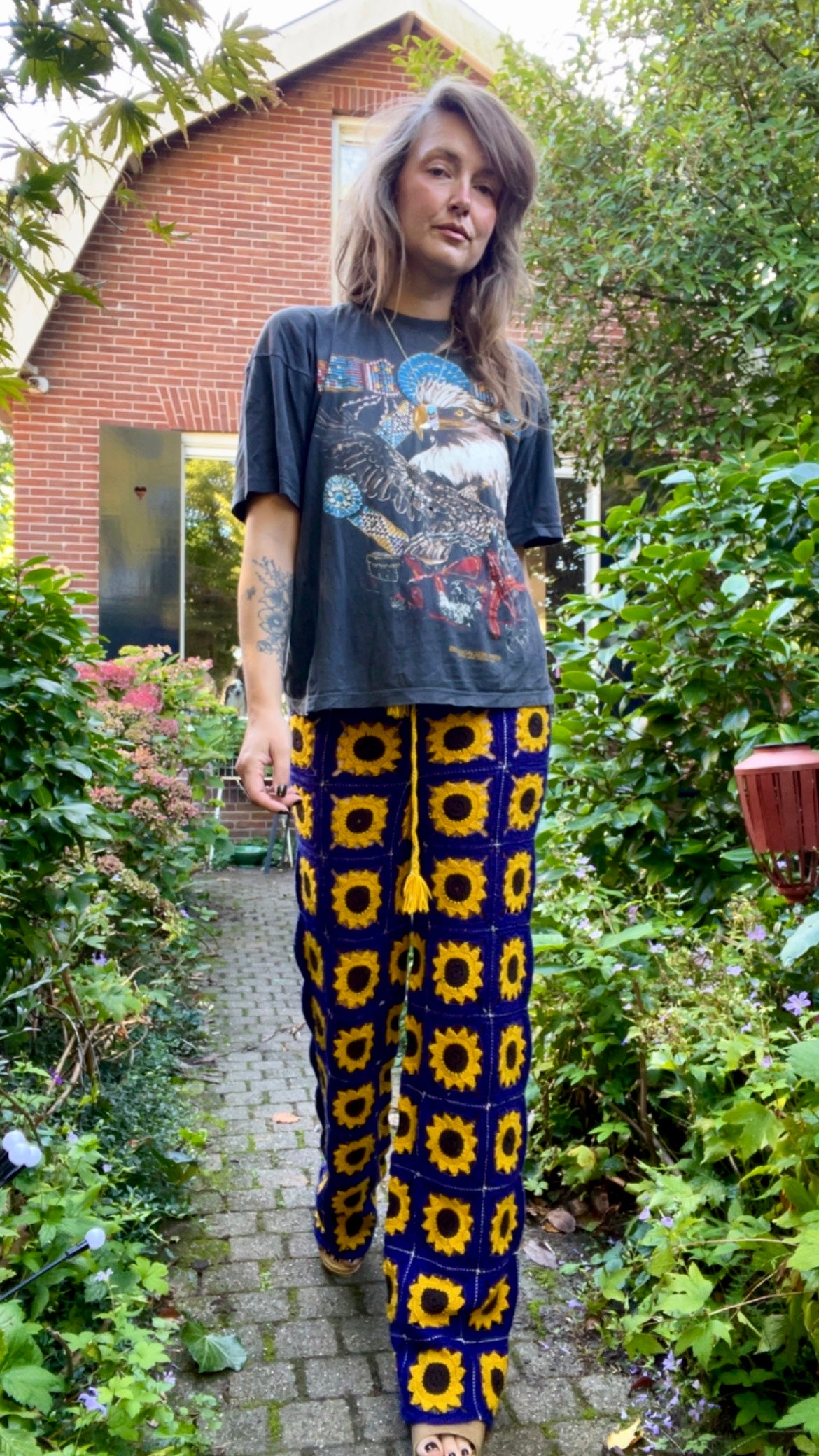 Crochet Sunflower Trousers