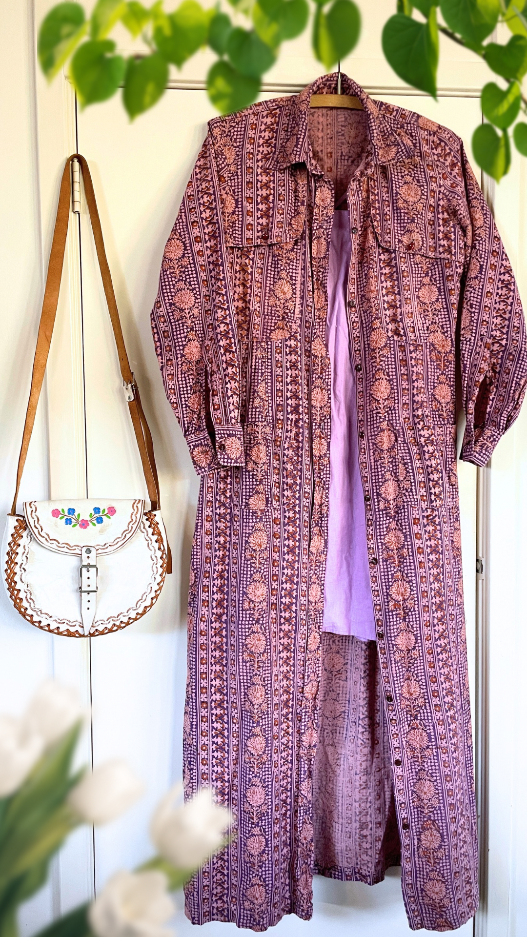 Blockprint Shirt Dress