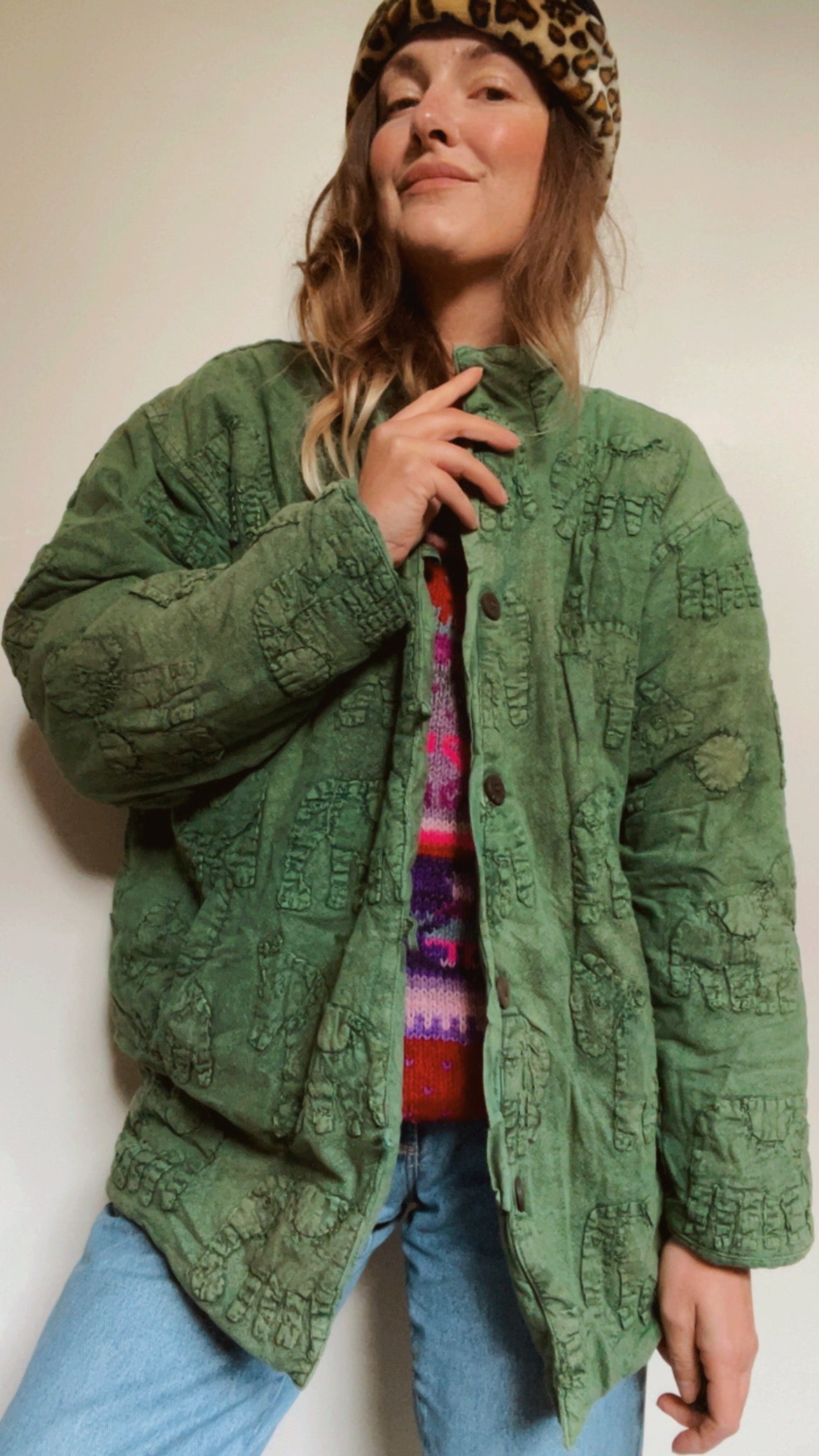 Jade Kantha Jacket