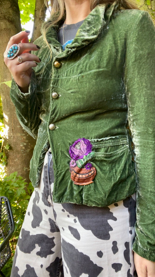 Crushed Velvet Jacket