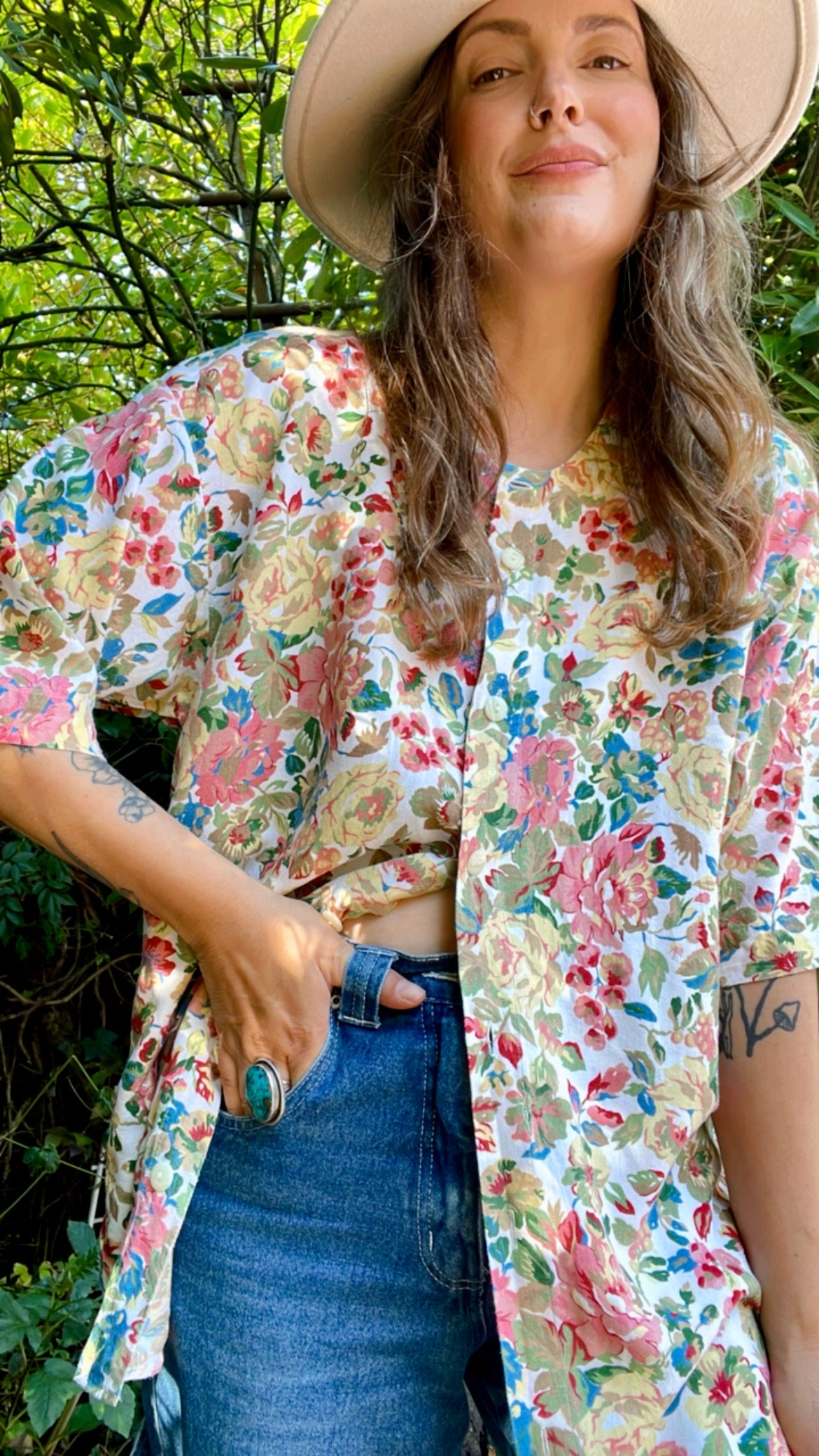 Floral SS Shirt
