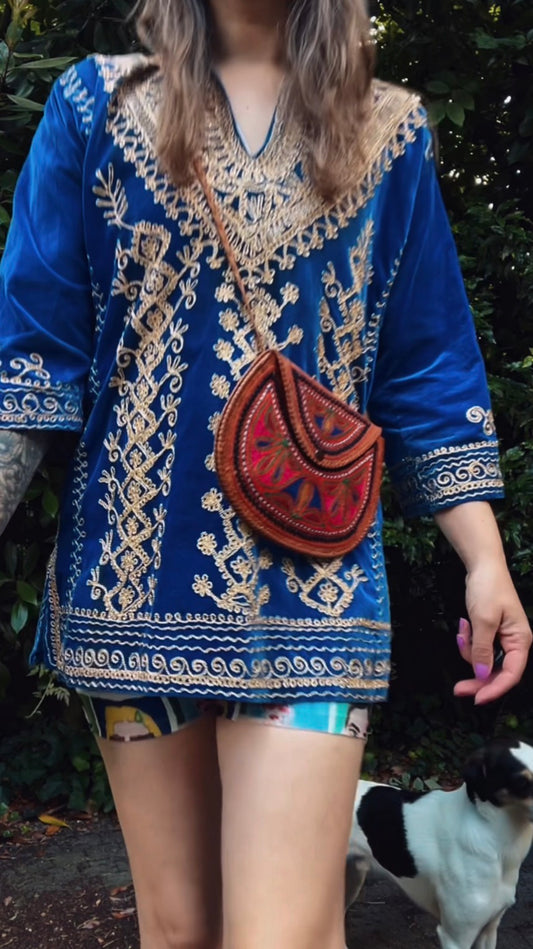 60s Velvet Top
