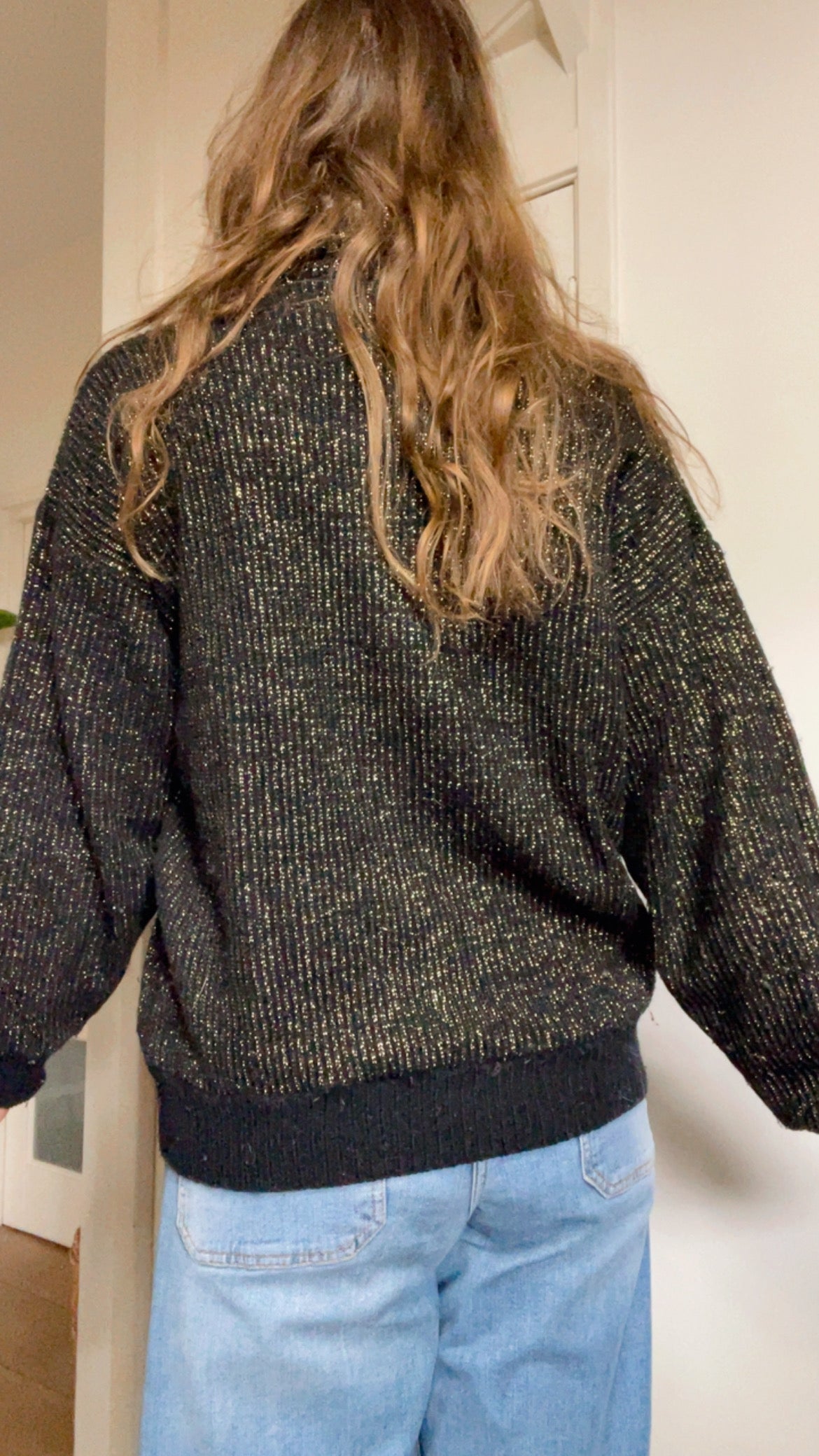 Lurex Turtleneck Jumper