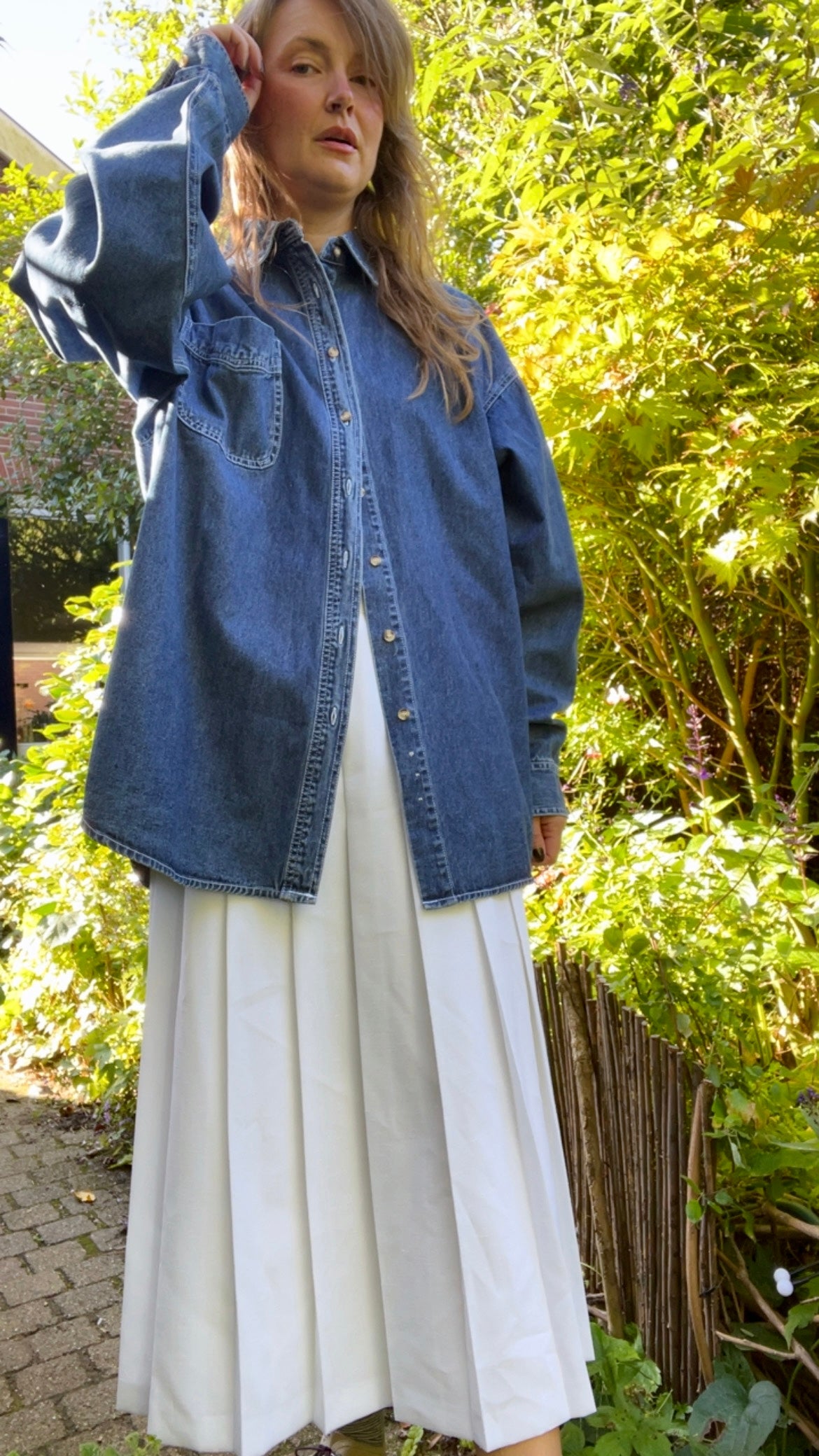 Oversized Denim Shirt