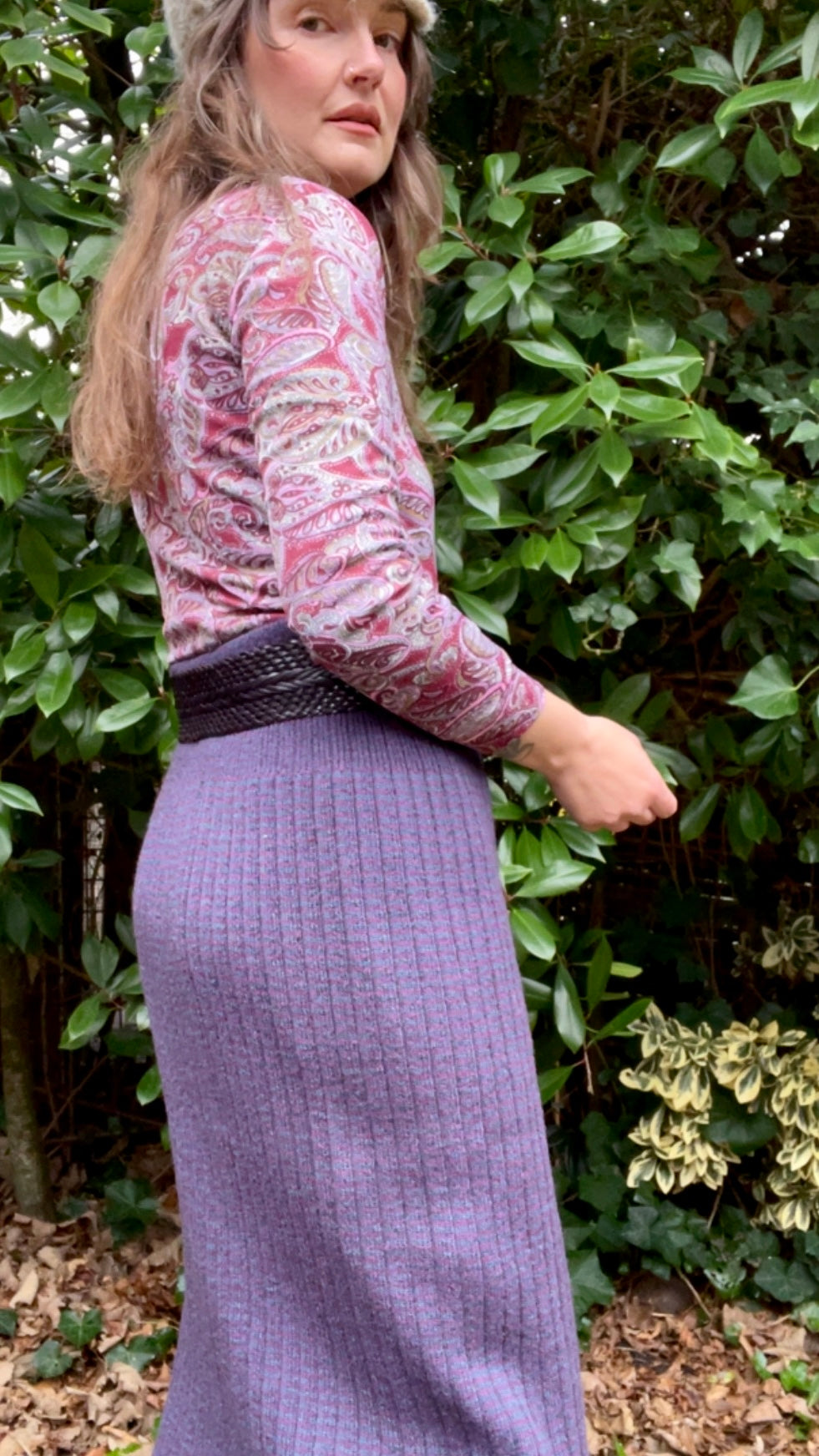 Knitted 70s Skirt