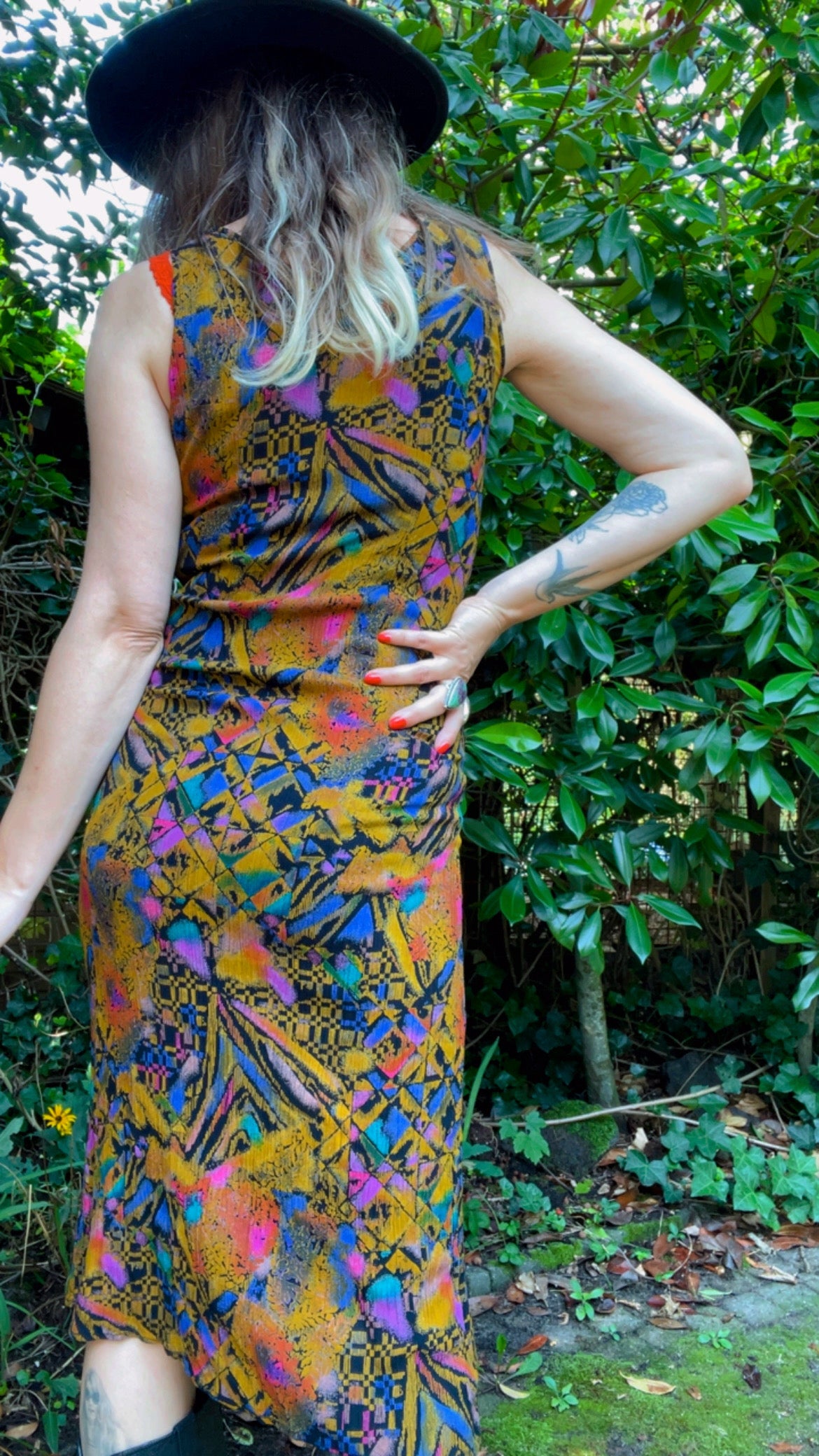 80s Crepe Dress