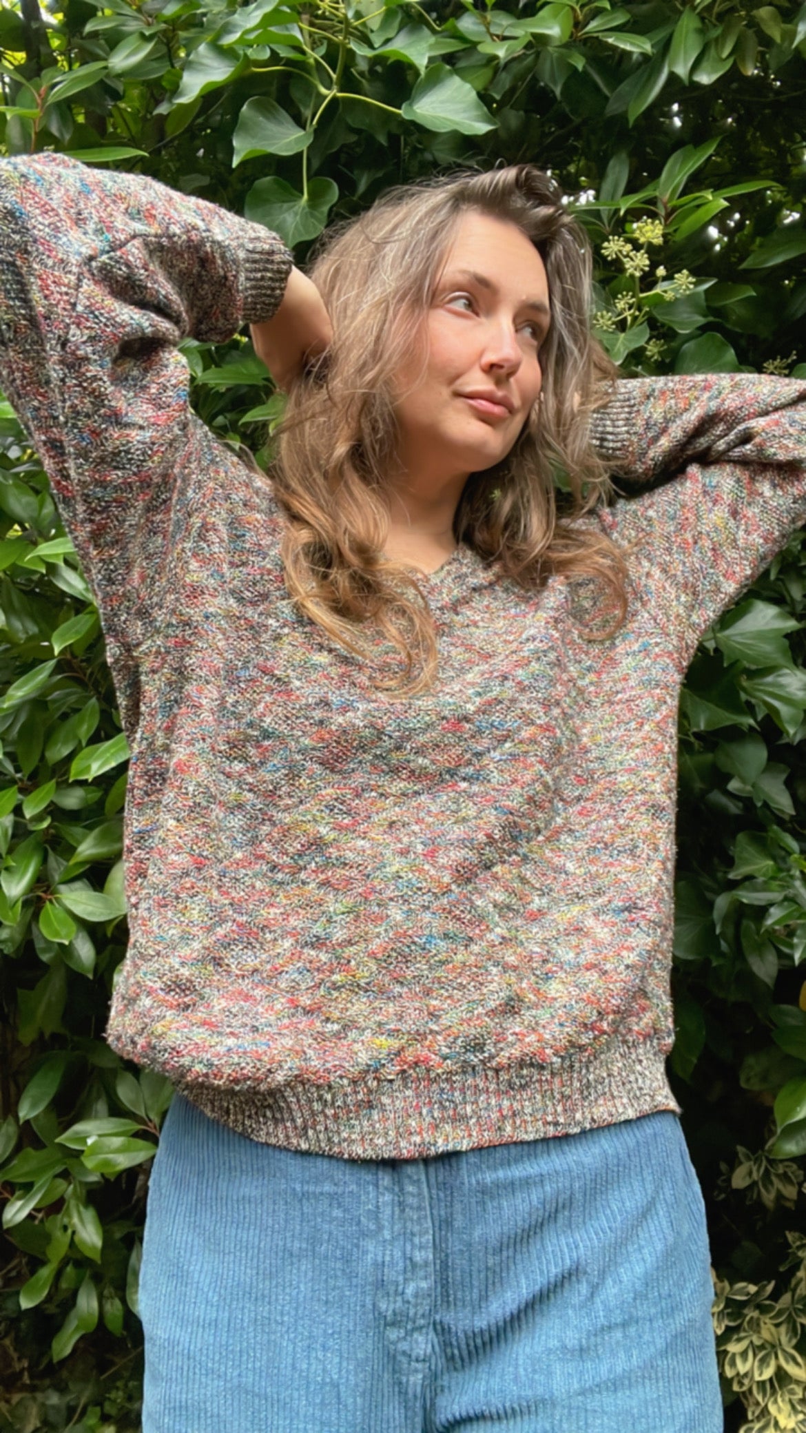 Hand Knitted Melange Jumper