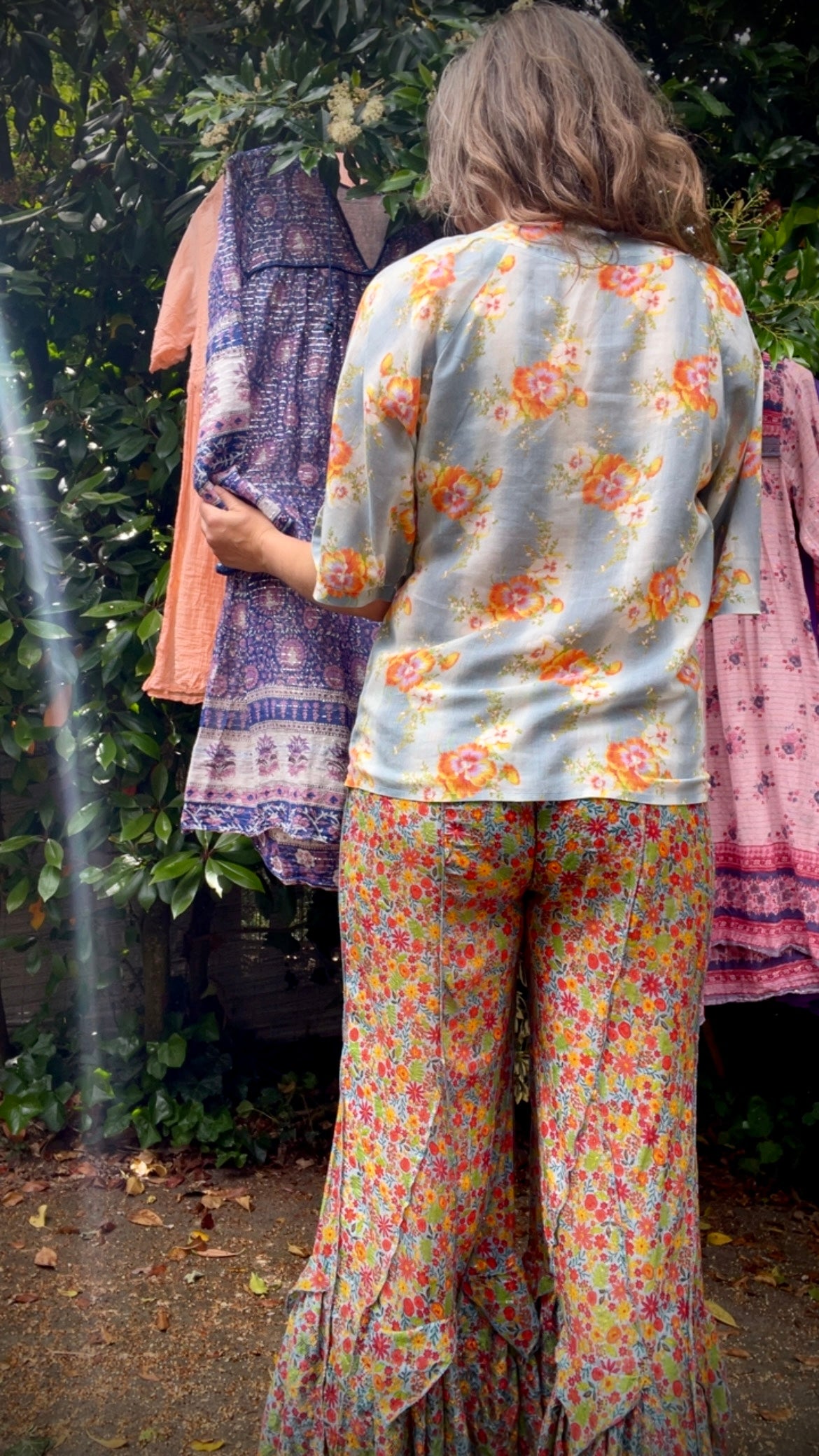 60s Pansies Top