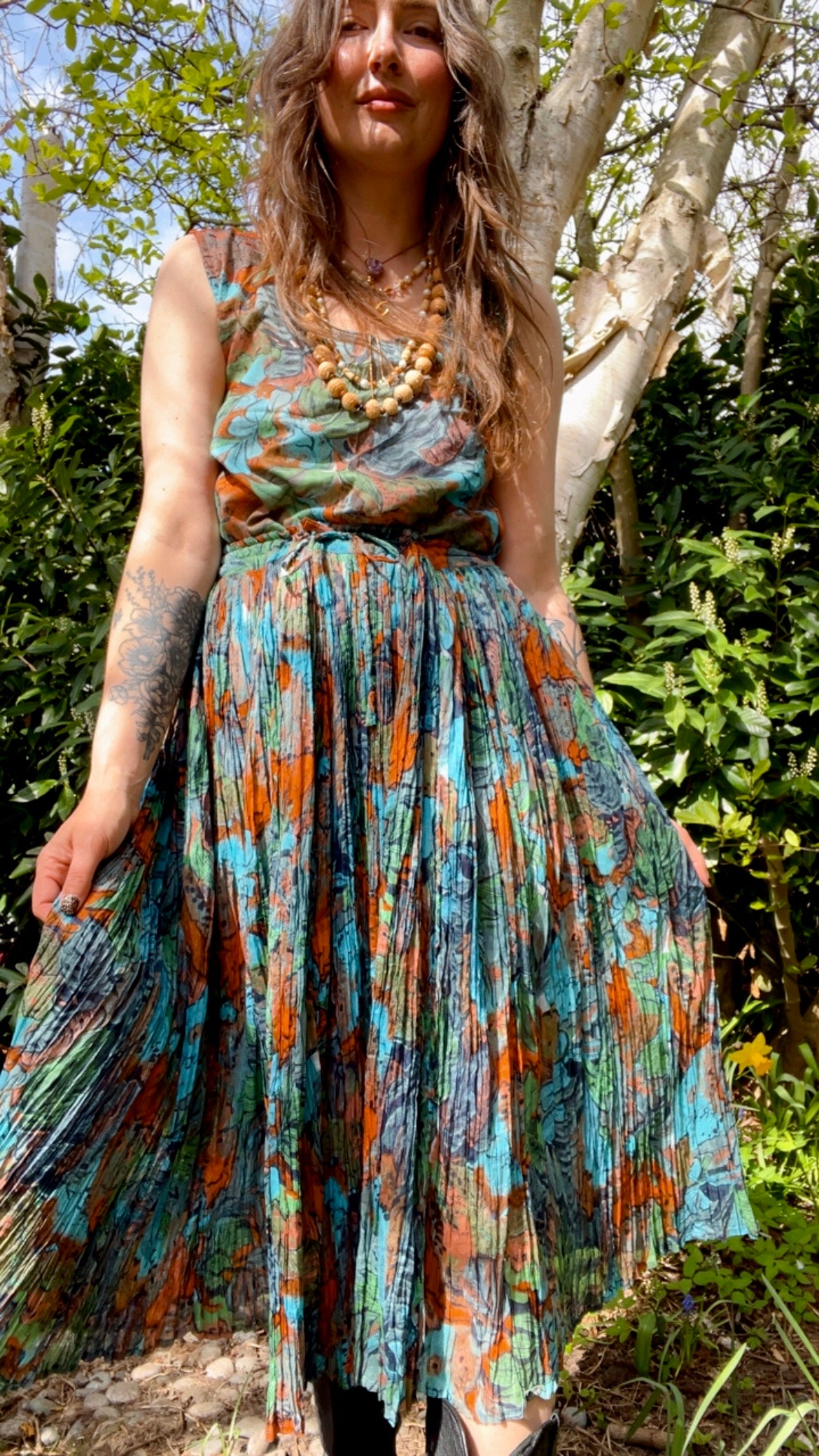 Turquoise Print Co-ord