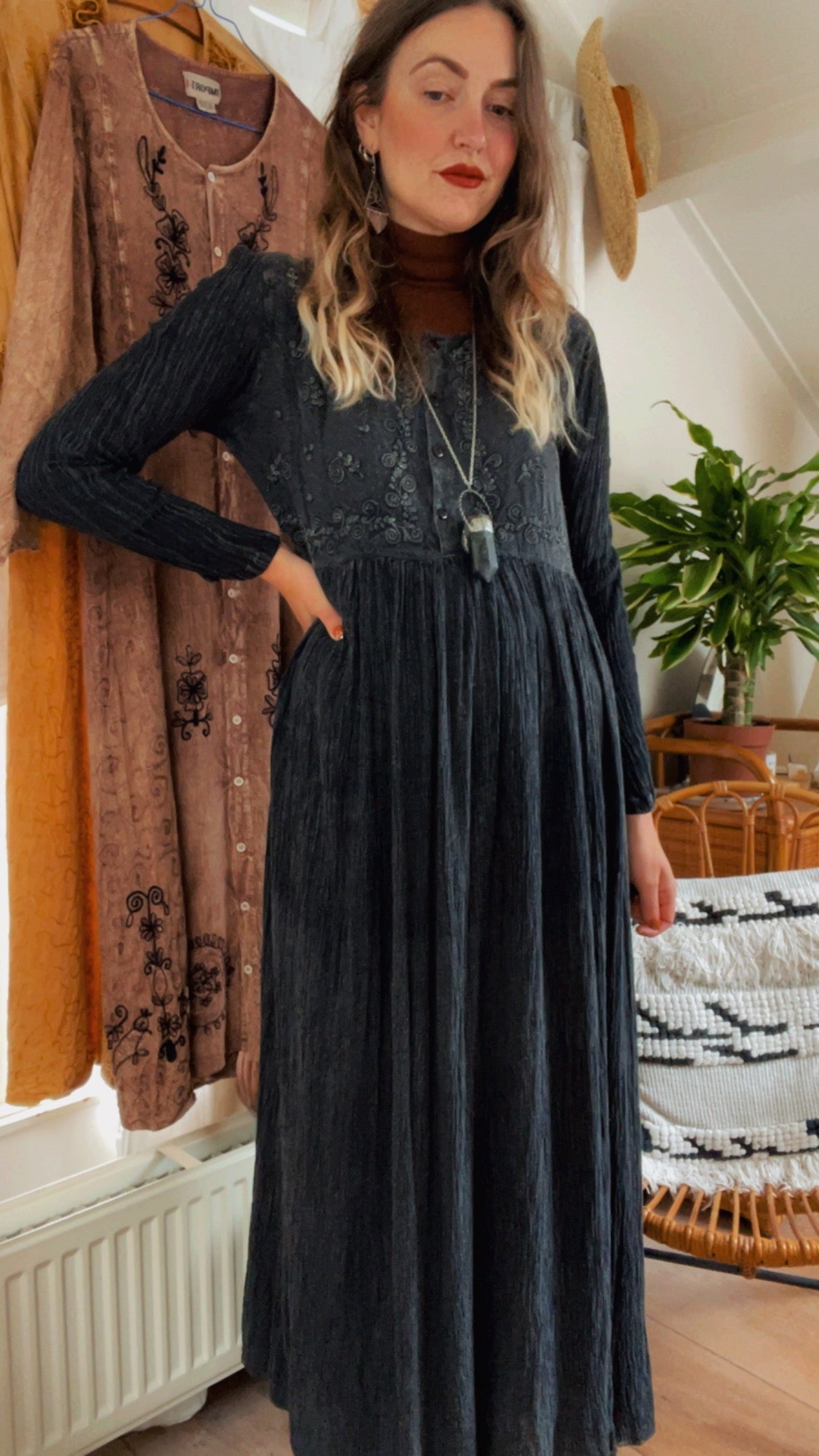 Black Pepper Maxi Dress