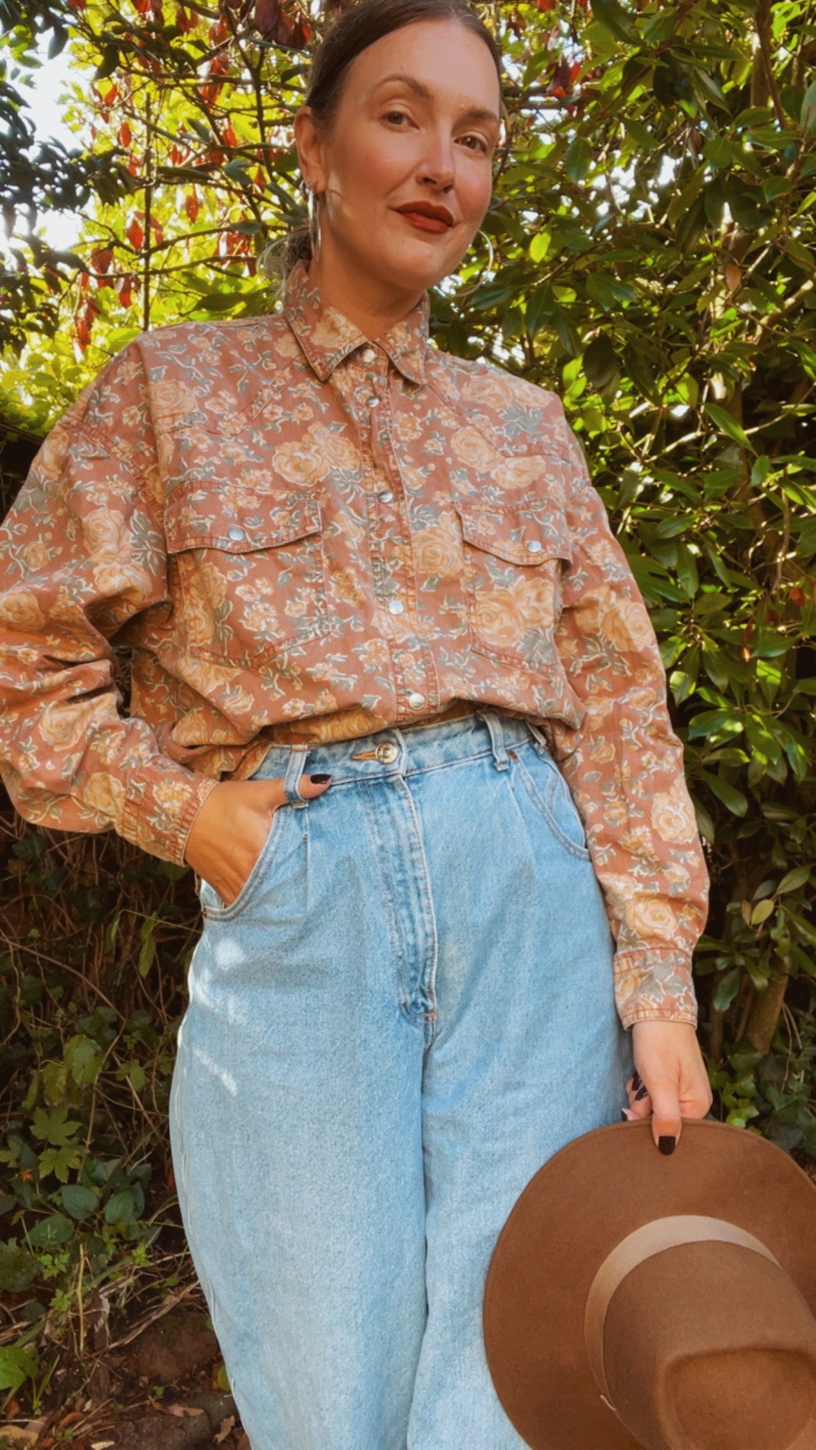 90s Floral Shirt