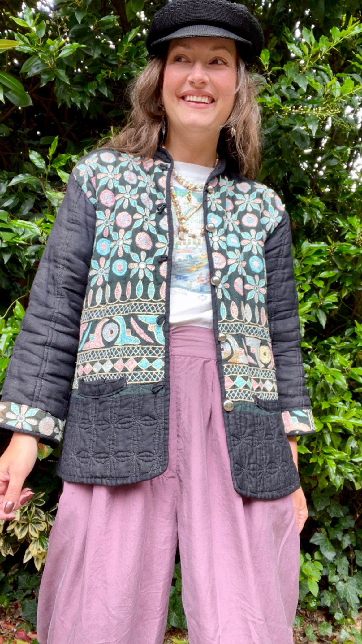 Suzani padded jacket