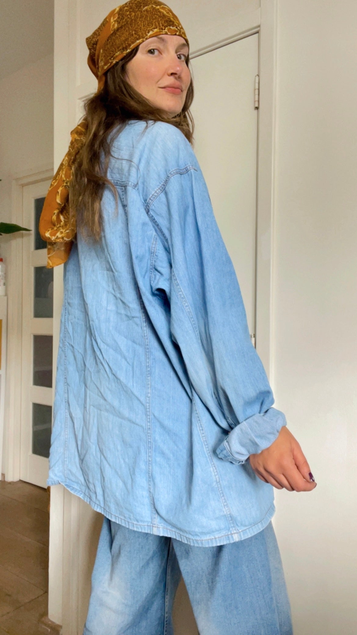 Oversized Denim Shirt