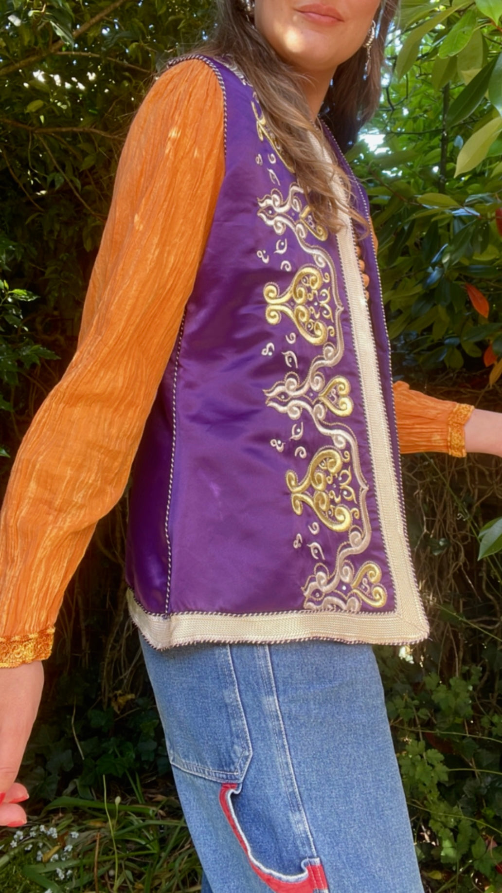 Boho Satin Waistcoat
