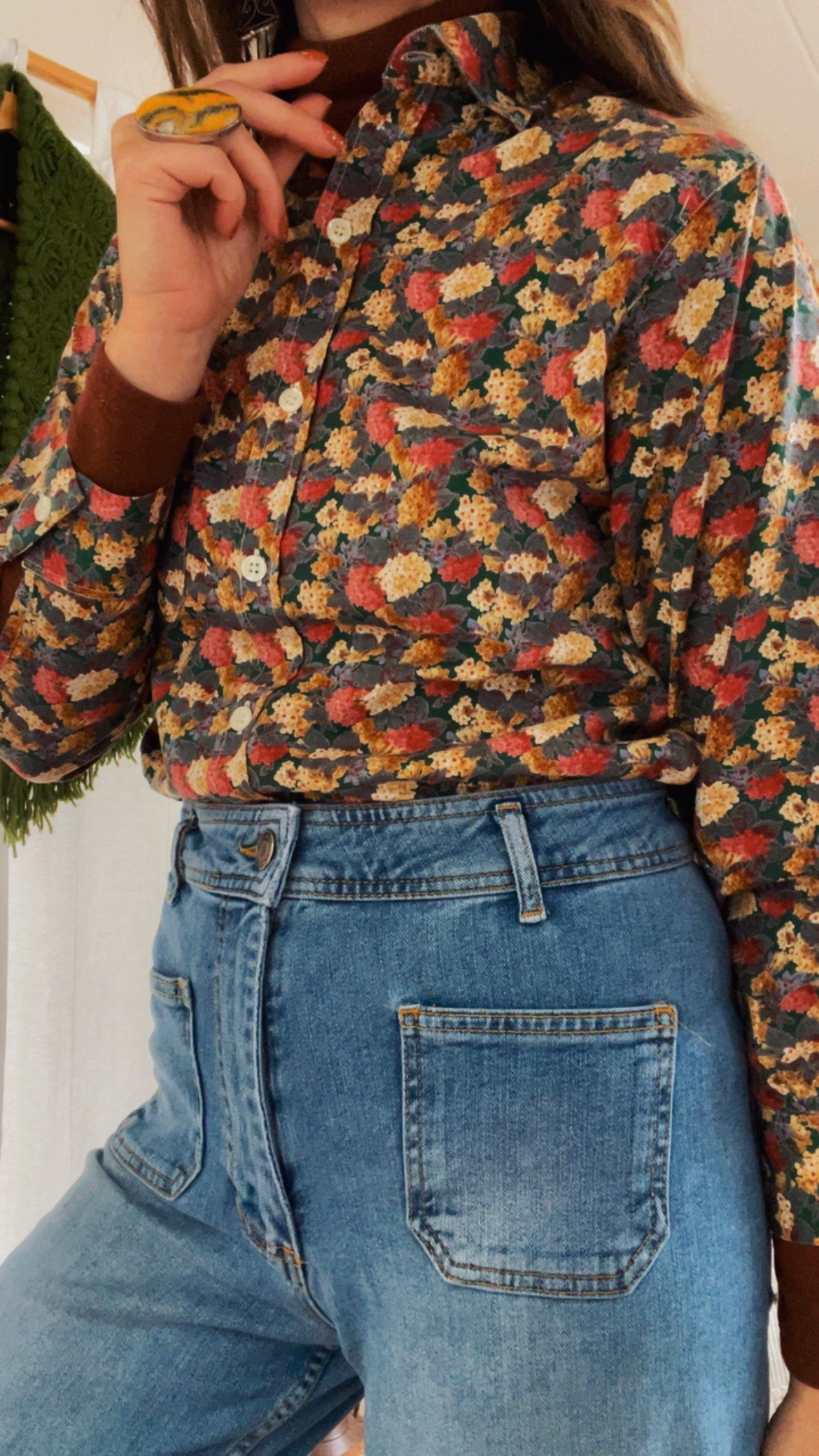 70s Floral Shirt