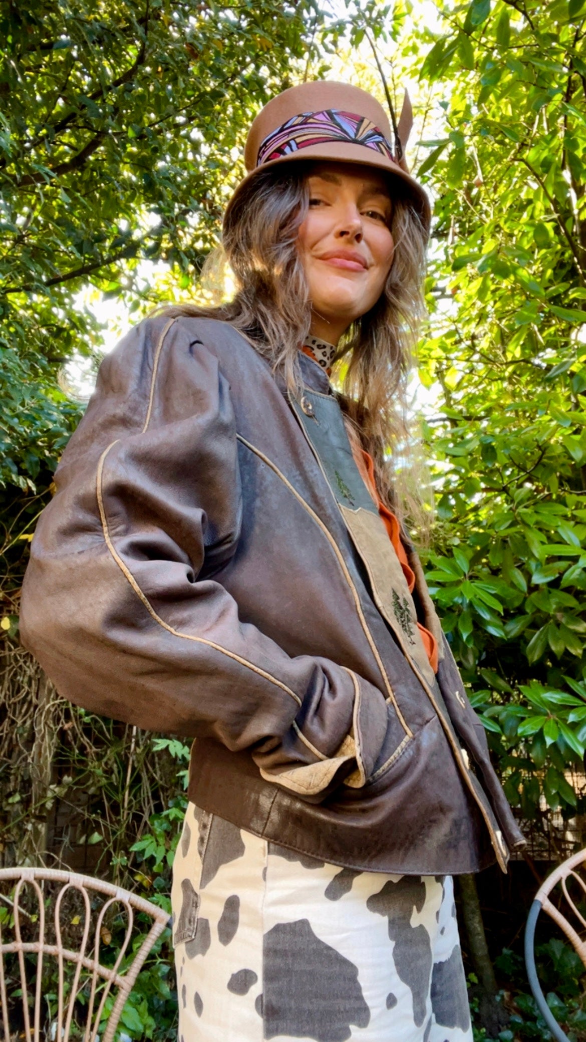 Leather Folklore Jacket