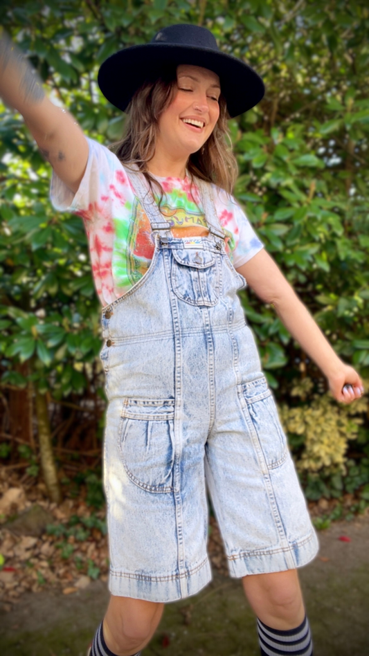80s Denim Playsuit
