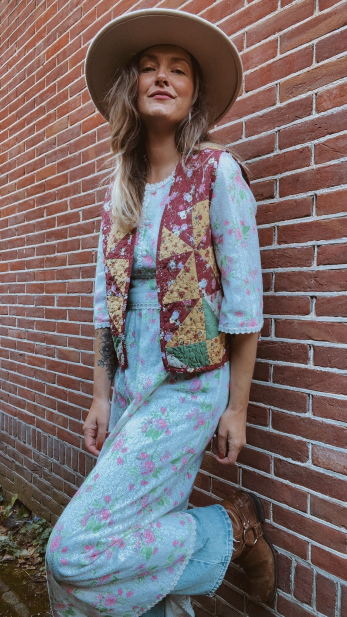 Reversible Patchwork Waistcoat