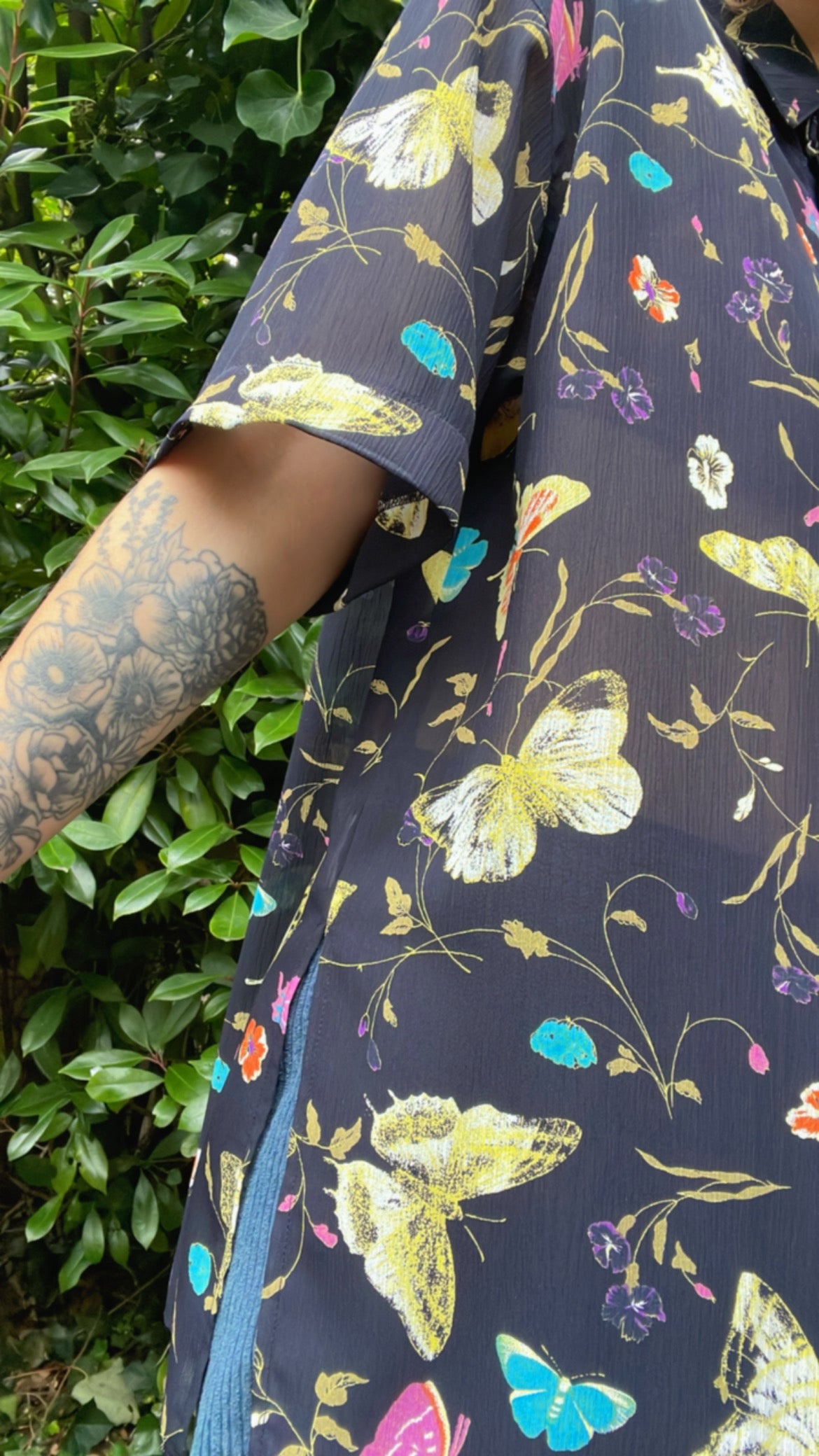 Y2K Butterfly SS Shirt