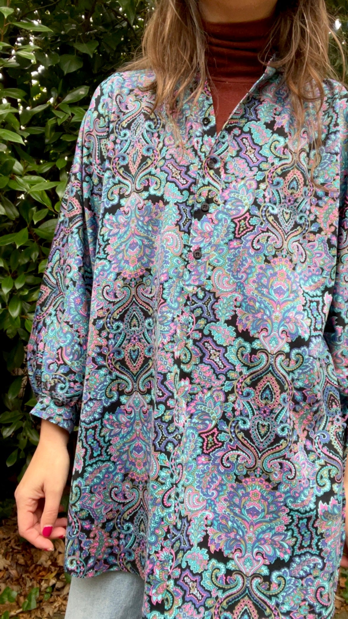 60s Paisley Top