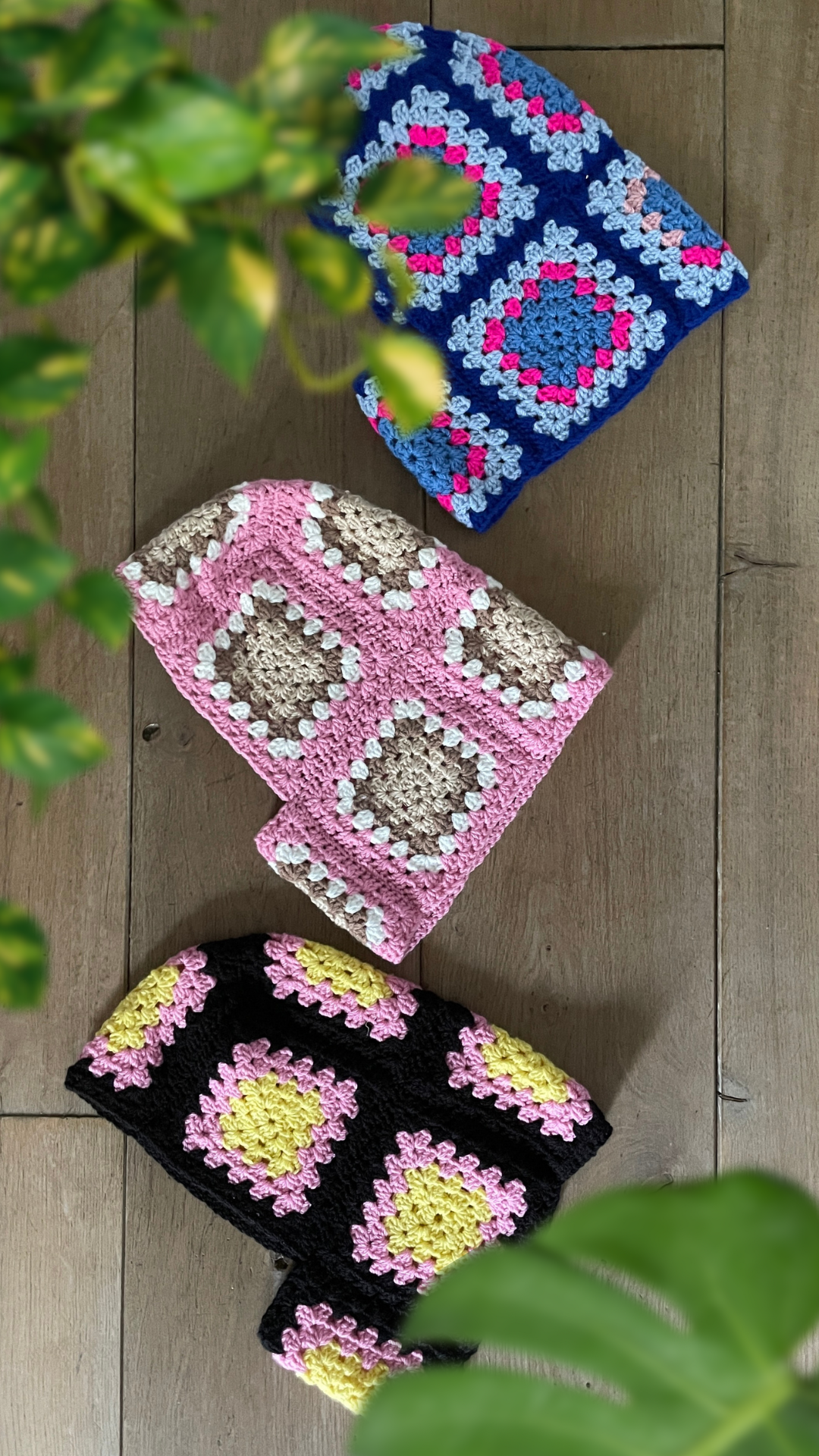 Granny Square Crochet Balaclava