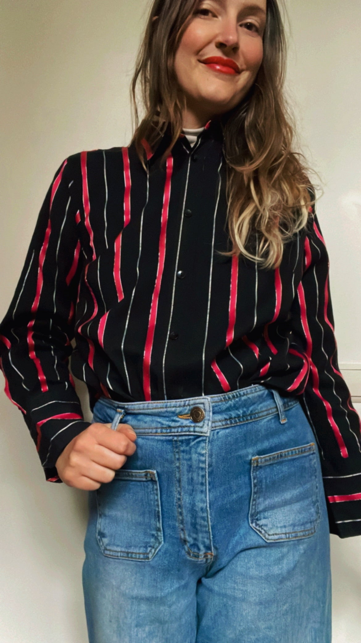 70s Festive Stripe Shirt